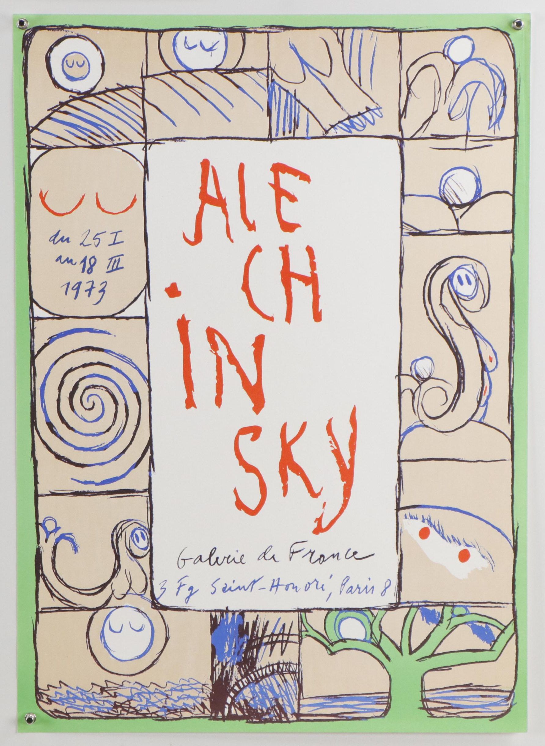 French Exhibition Posters for Claude Legros, Pierre Alechinsky, Gen Paul, More