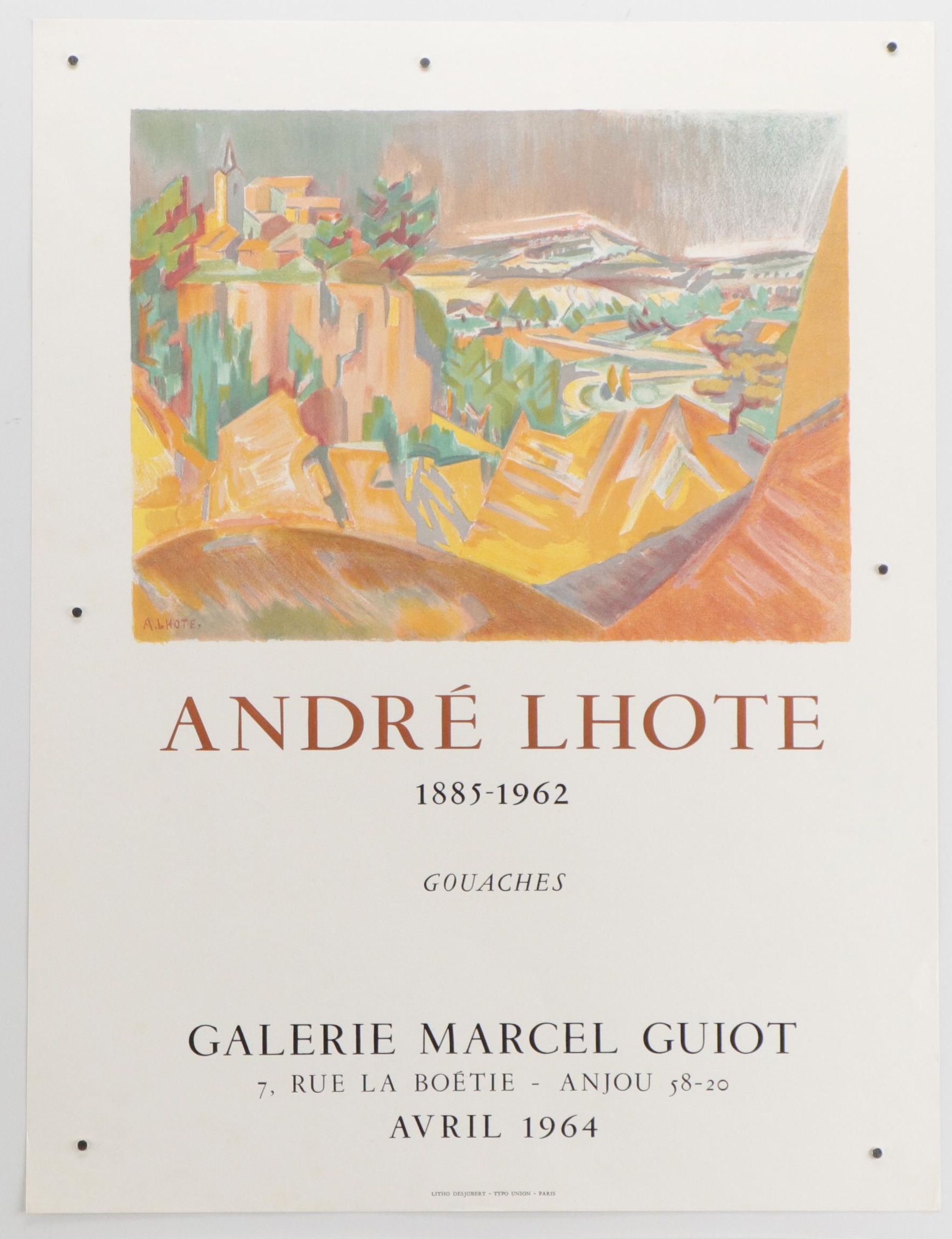Exhibition Posters for Henri Matisse, Morris Louis, and André Lhote