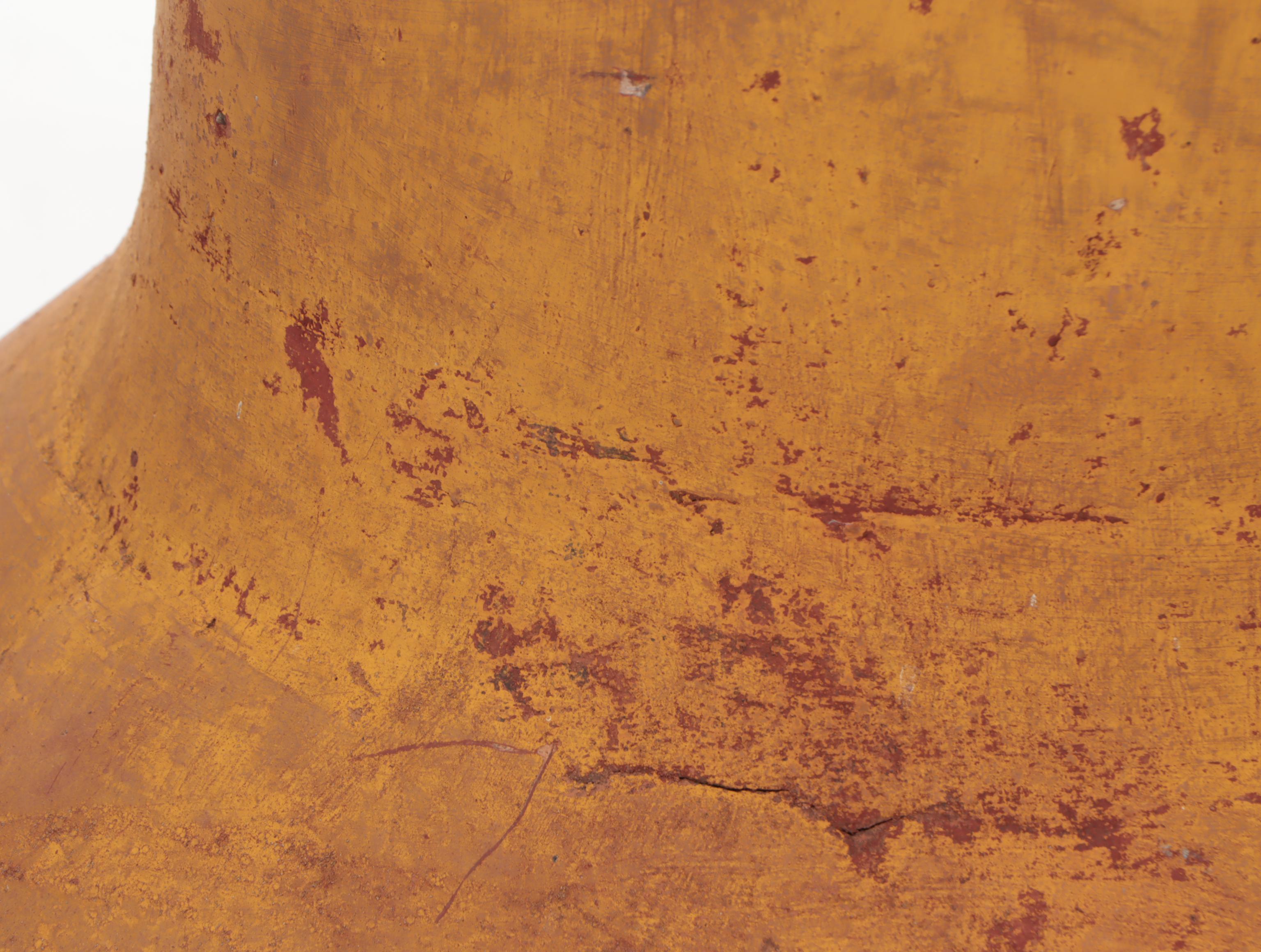 Hand-Crafted Earthenware Chiminea With Metal Stand