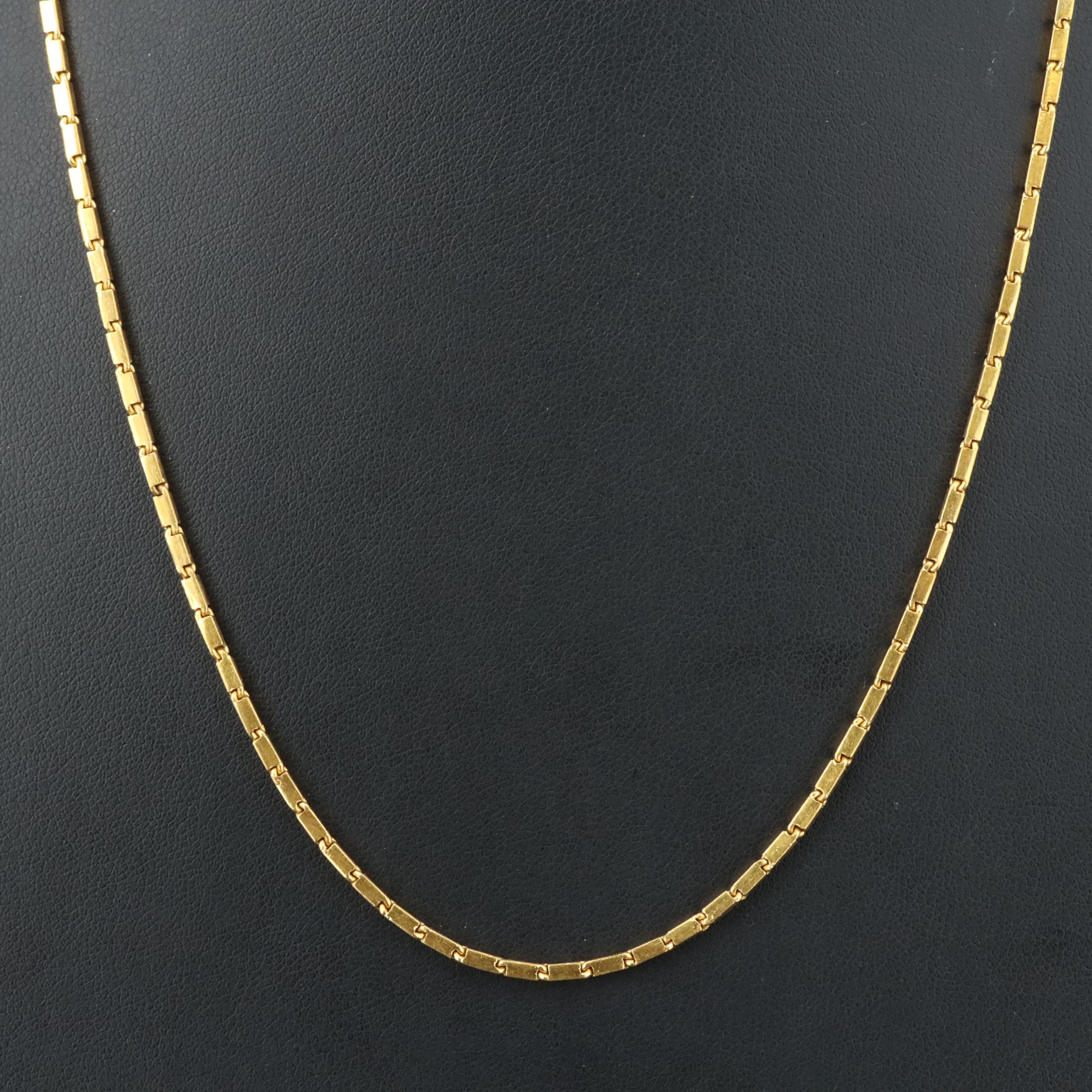 22K Baht Chain Necklace