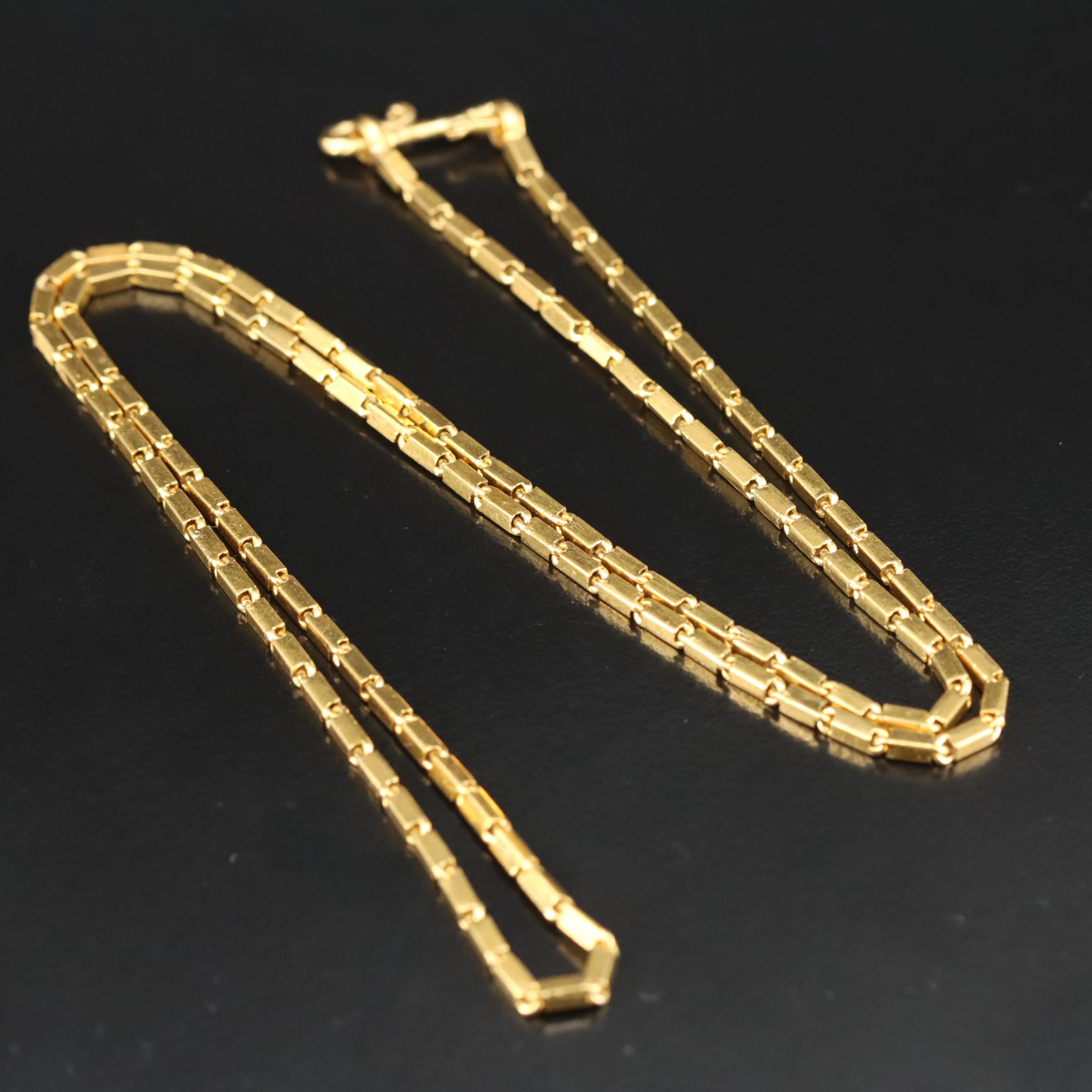 22K Baht Chain Necklace