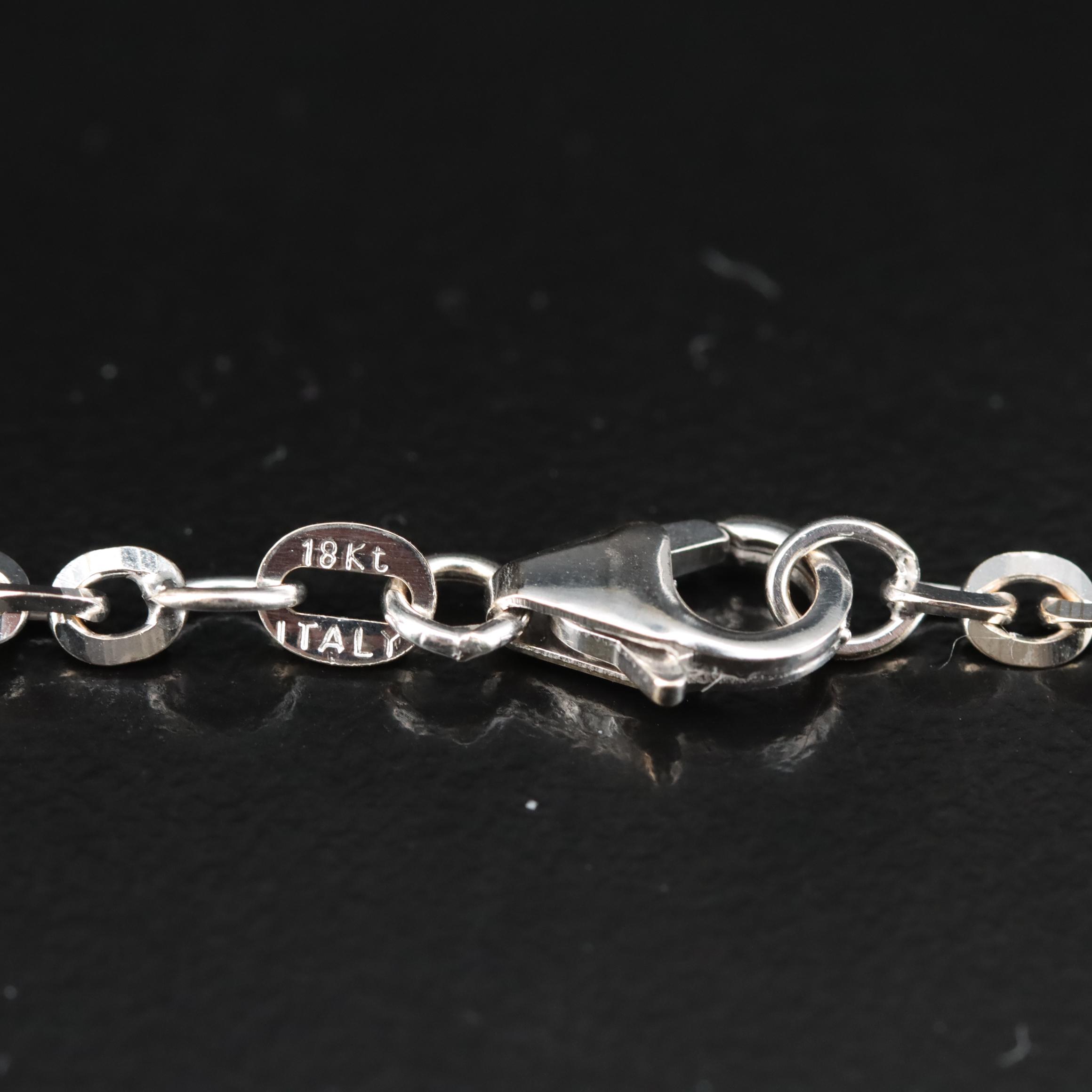 Italian 18K Fancy Link Chain Necklace