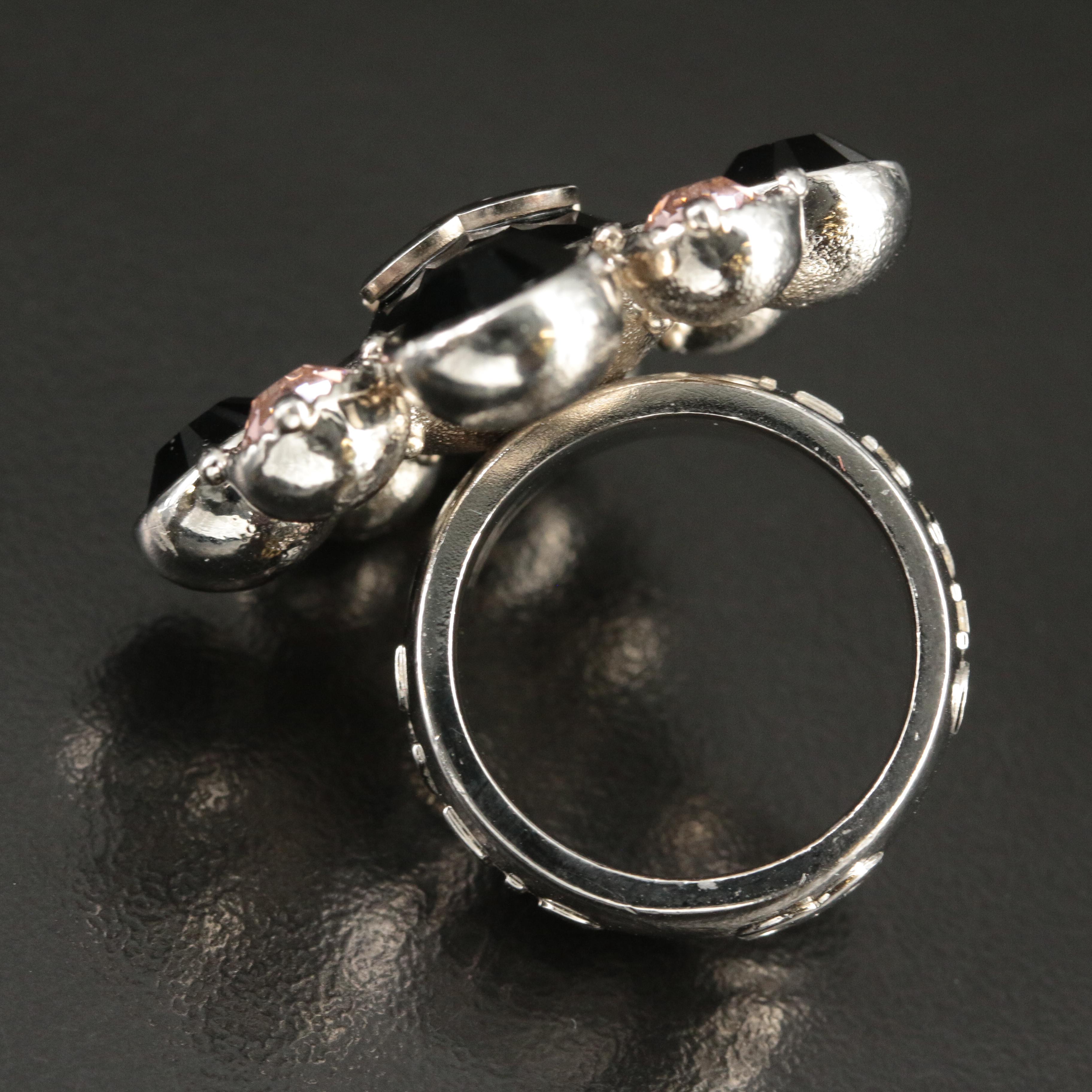 Chanel Logo Strass Ring Cruise 2008 Collection