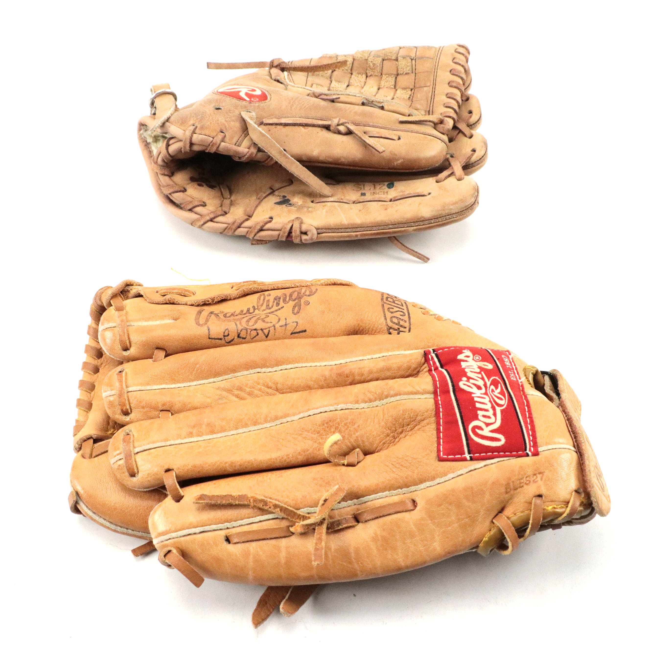 Rawlings RBG36 Derek Jeter Fastback and SL120 Sandlot Model Baseball Gloves