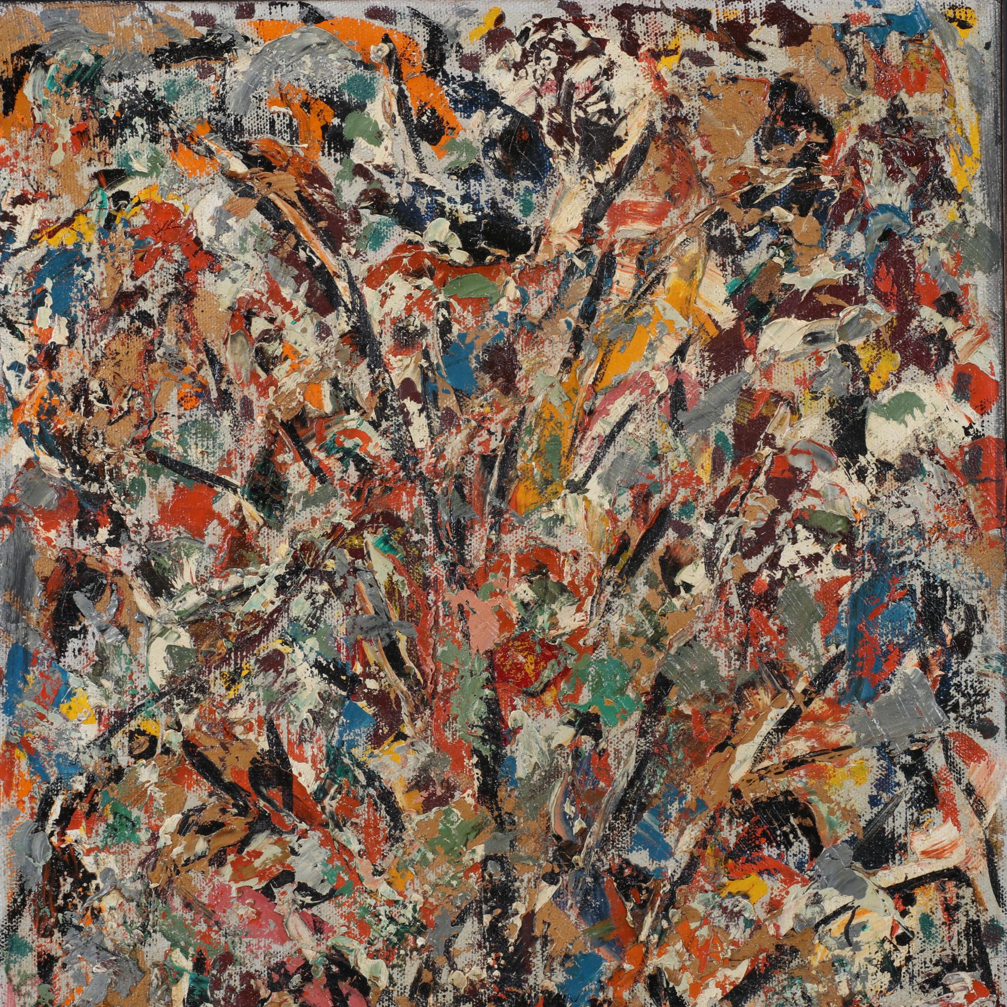 Abstract Expressionistic Impasto Oil Painting