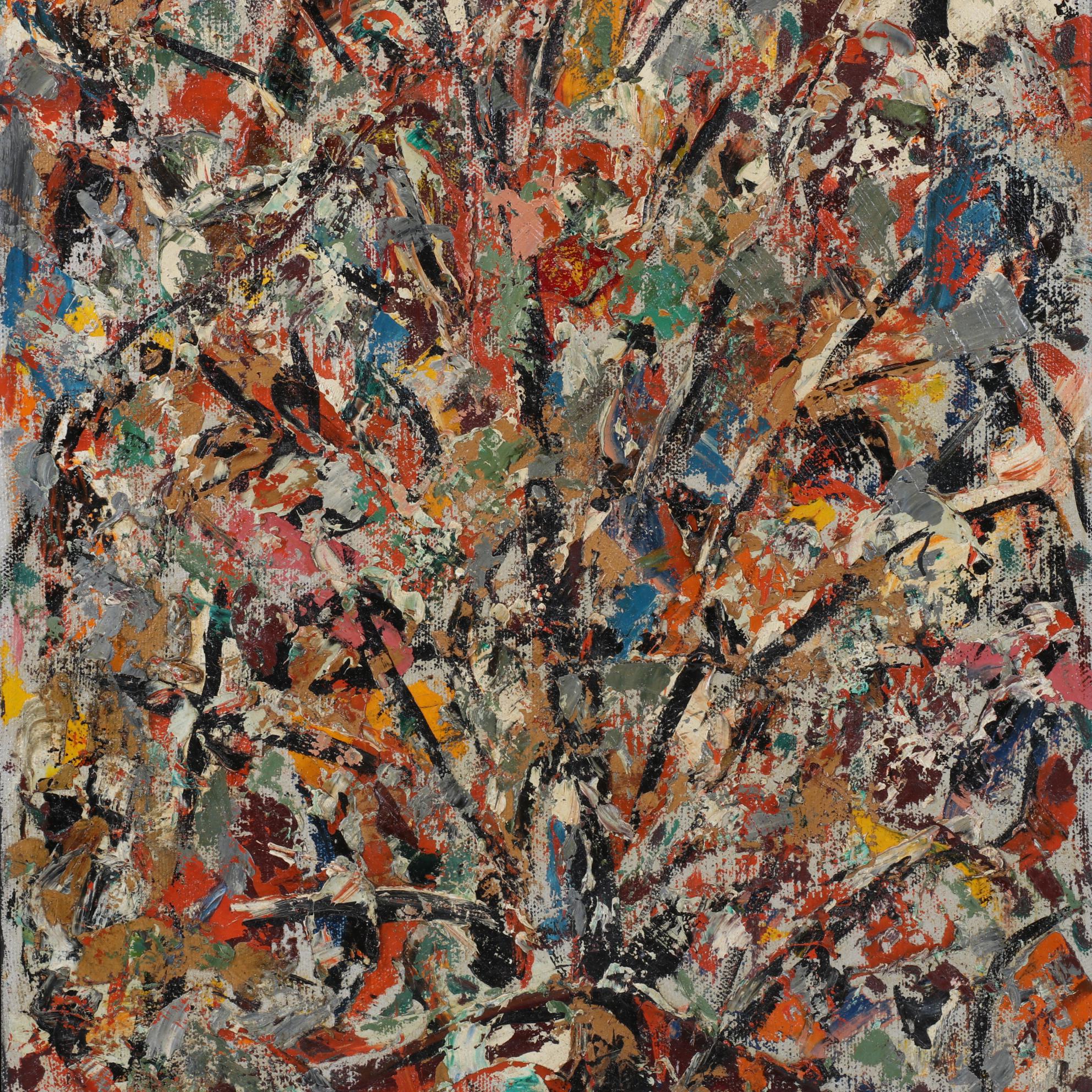 Abstract Expressionistic Impasto Oil Painting