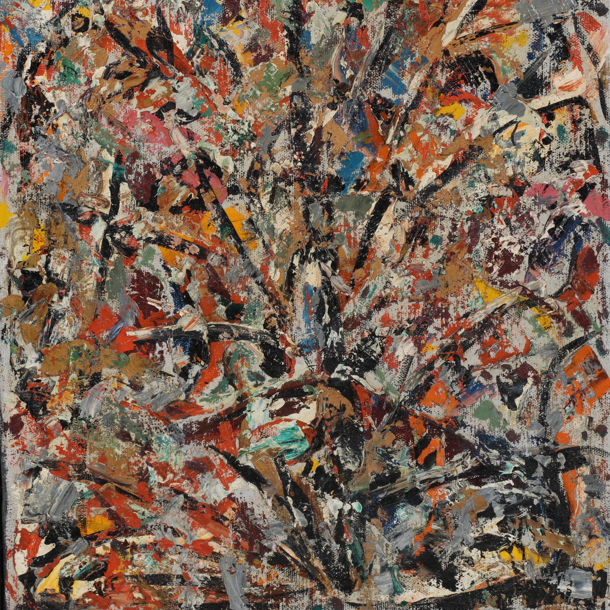 Abstract Expressionistic Impasto Oil Painting