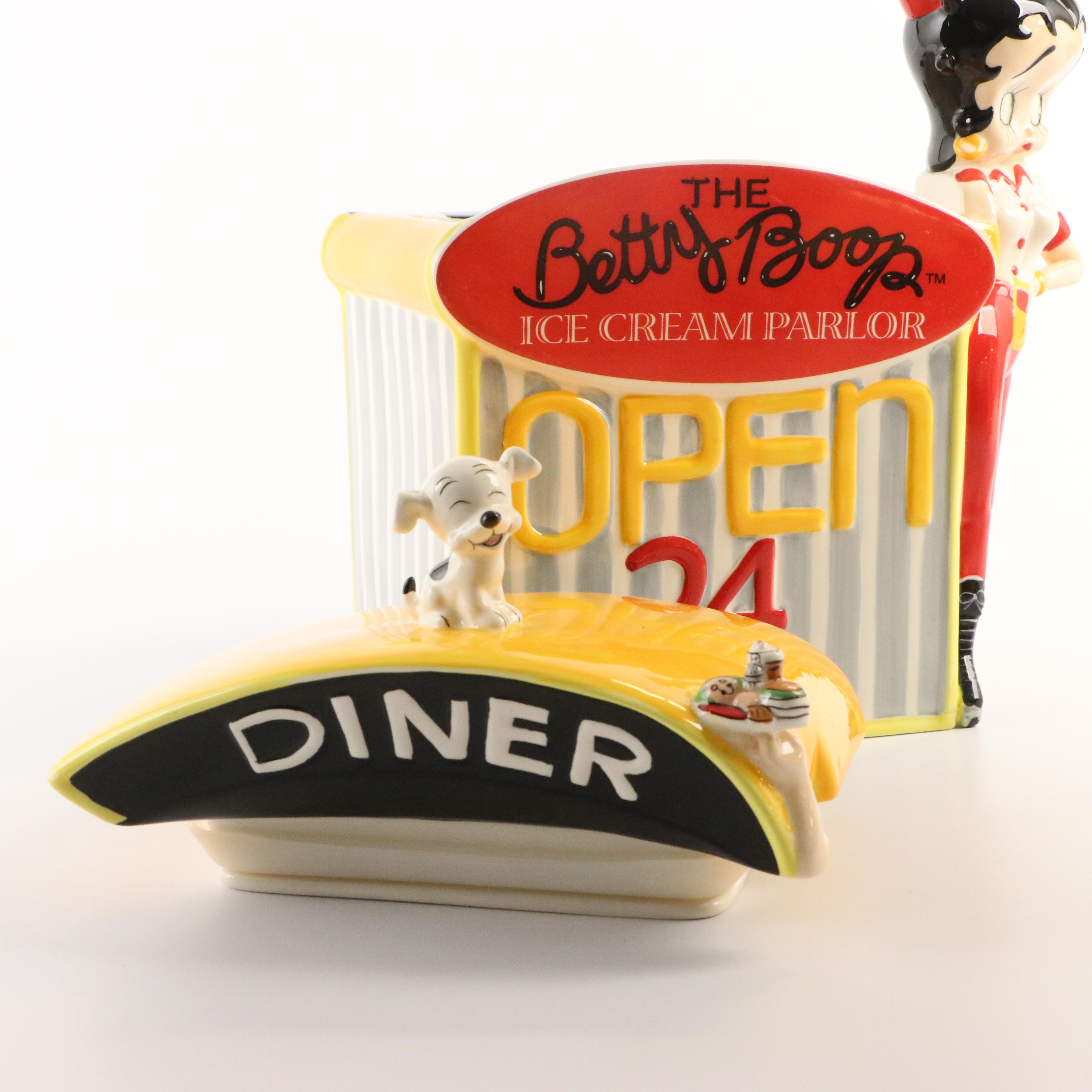 The Betty Boop Ice Cream Parlor Ceramic Cookie Jar, 2007