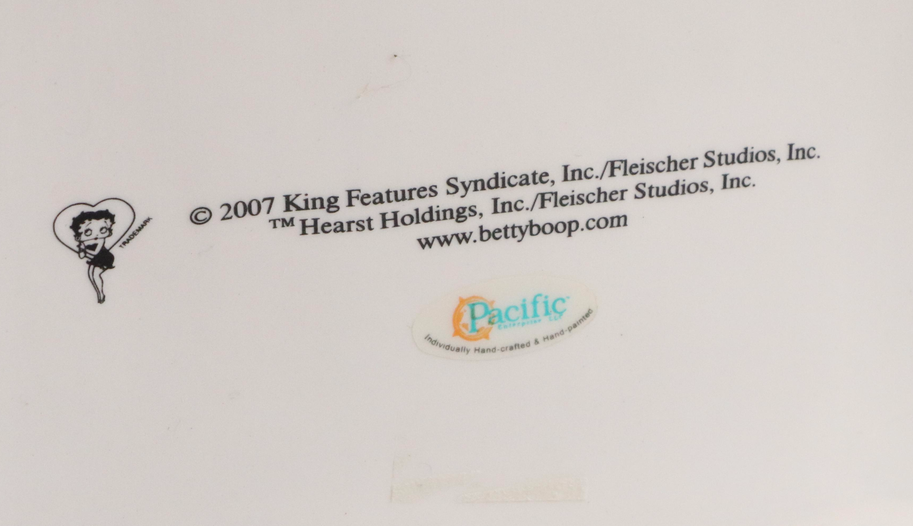 The Betty Boop Ice Cream Parlor Ceramic Cookie Jar, 2007