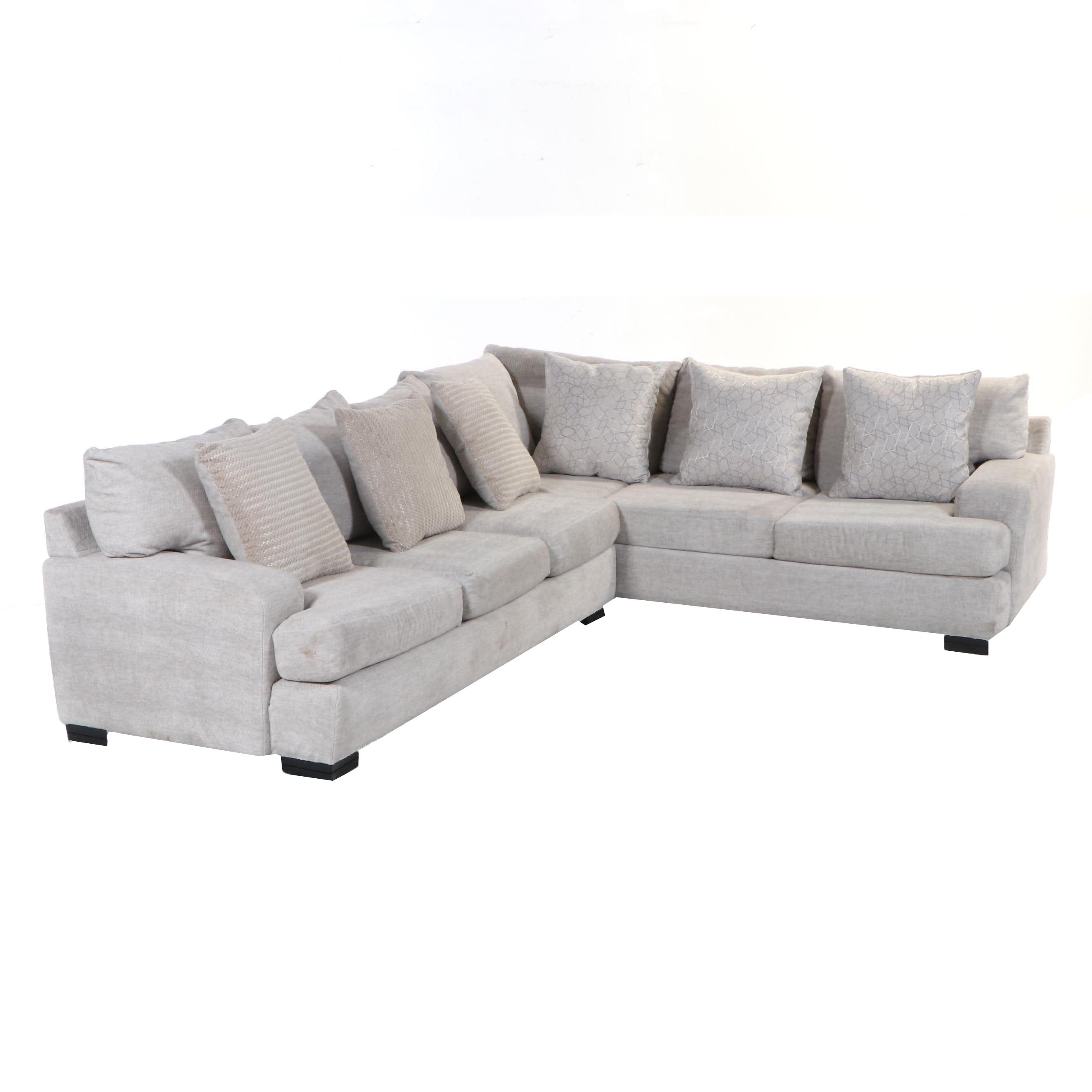 Standard Furniture Custom-Upholstered Sectional Sofa