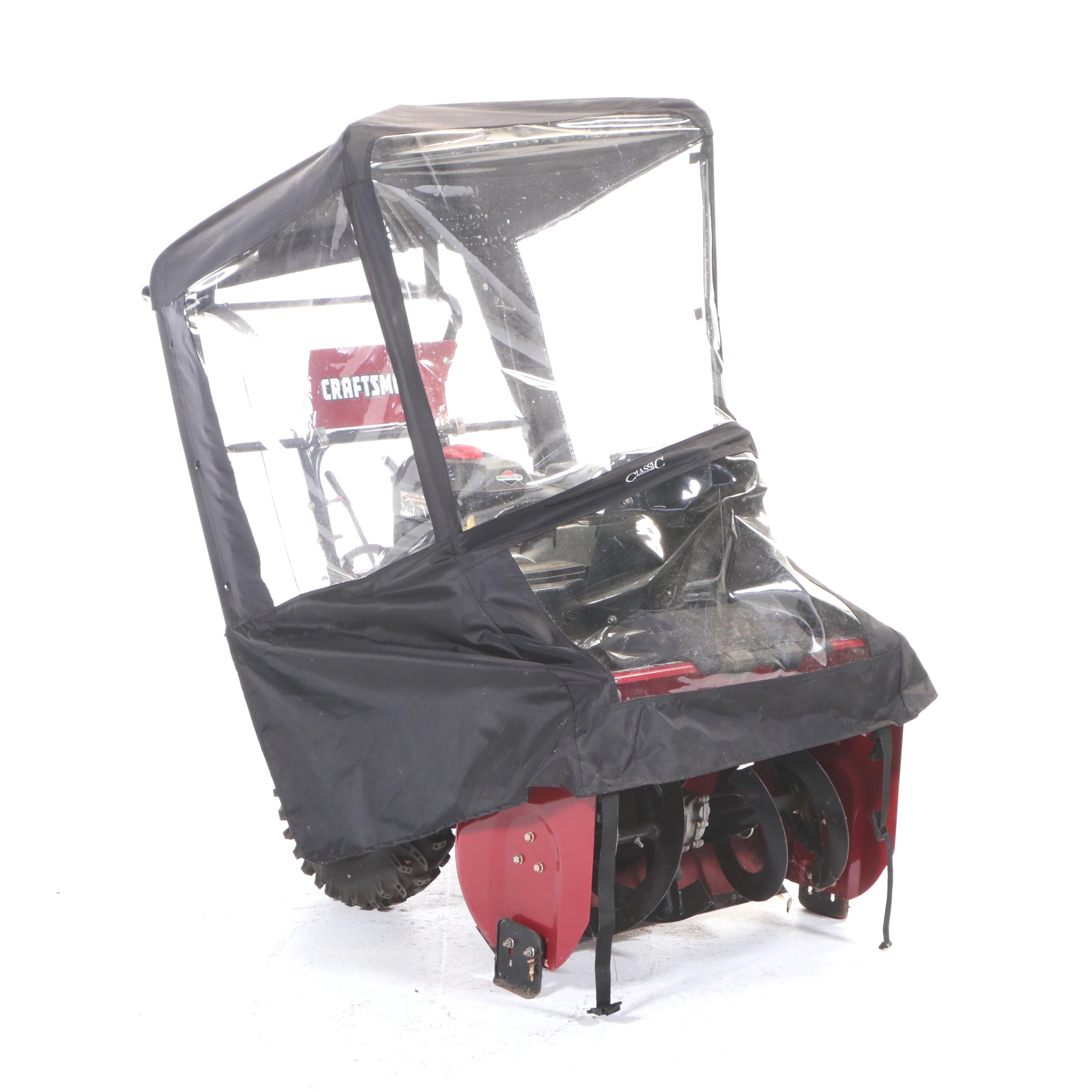 Craftsman 8 HP Gas Powered Snow Blower with Cover and Manual