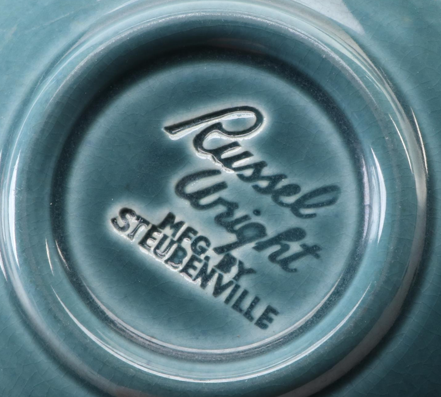 Russel Wright Earthenware Dishes with Perma Hues Metallic Aluminum Tumblers