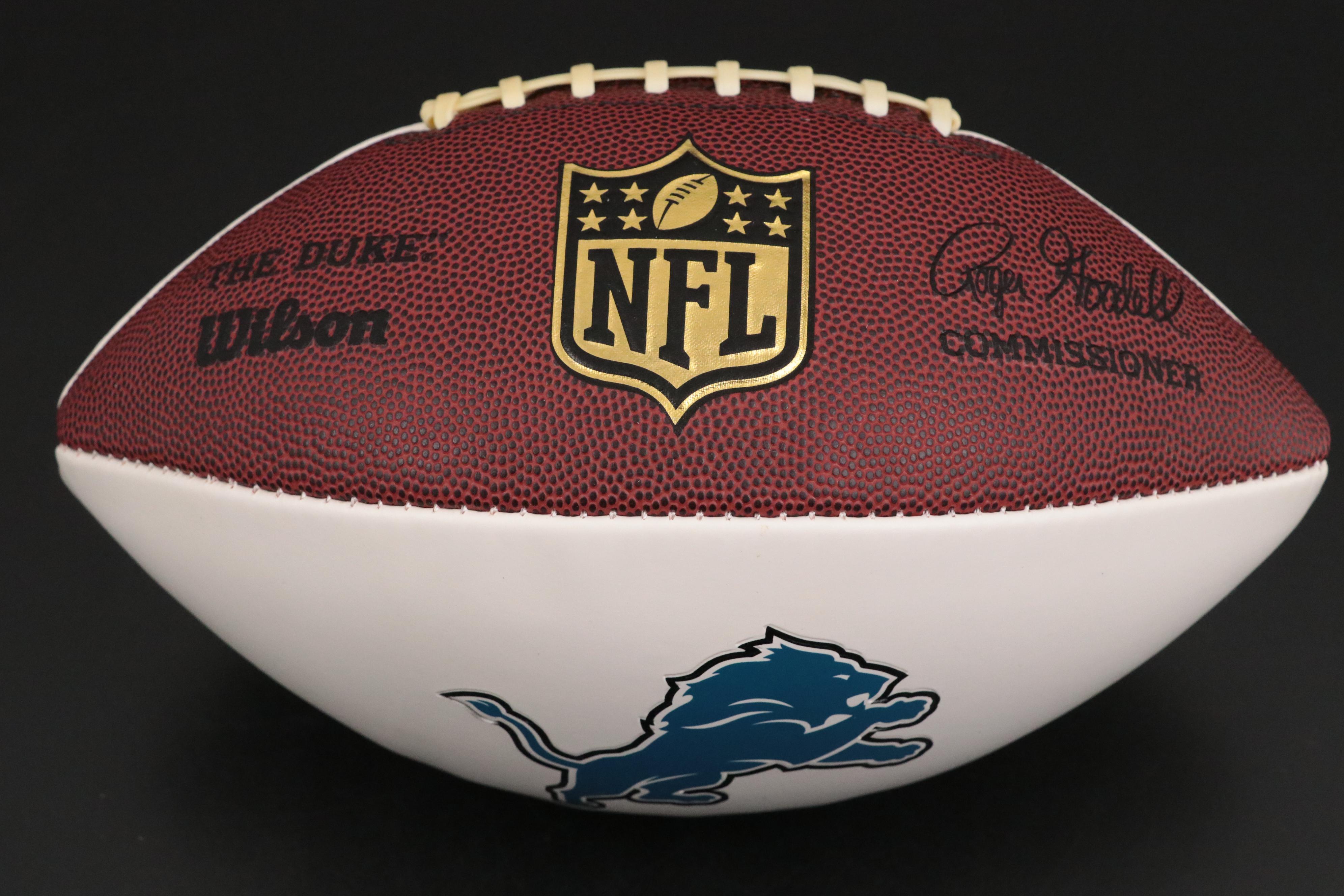 Matthew Stafford Signed Detroit Lions Wilson Football and More
