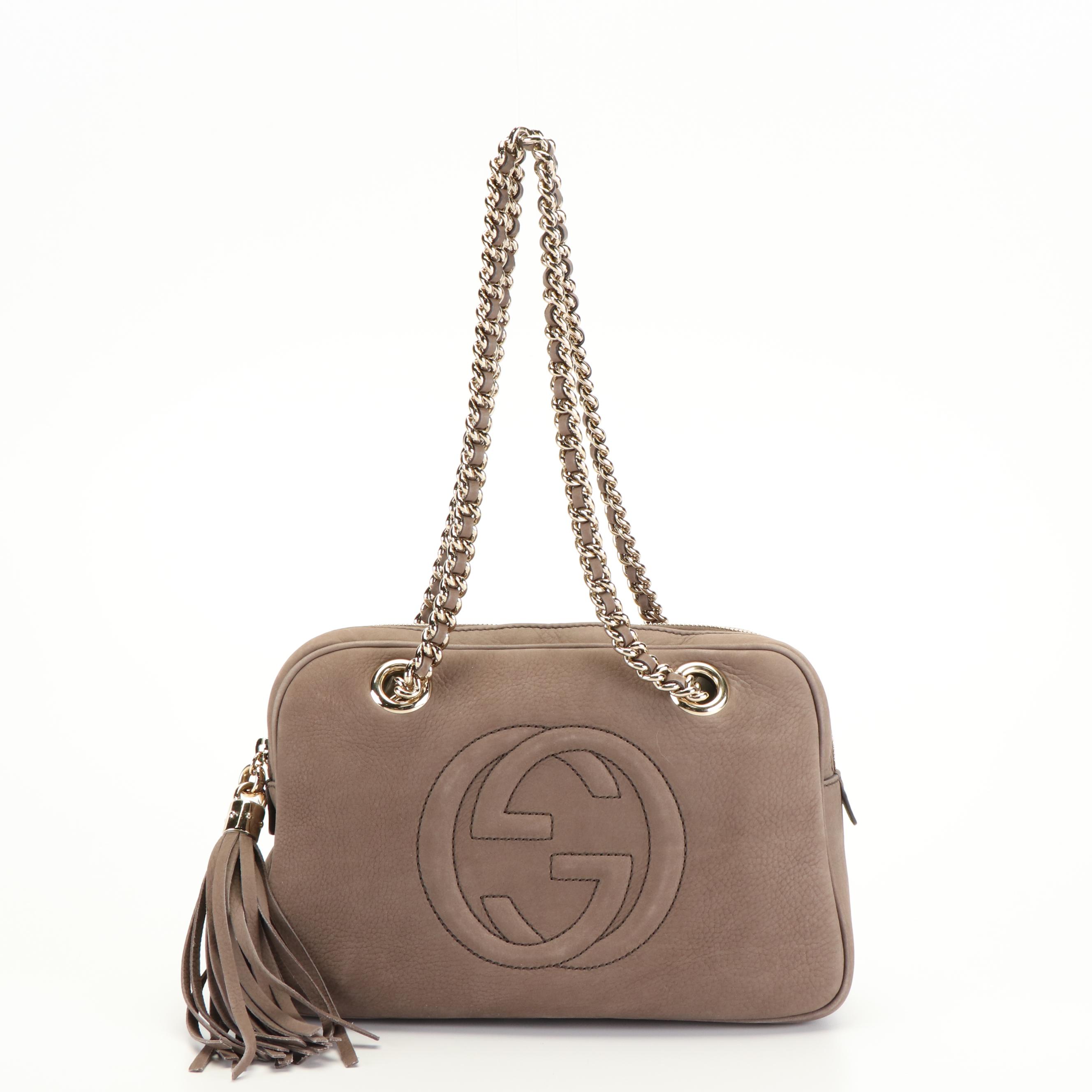 Gucci Leather Soho Disco Chain Shoulder Bag EBTH