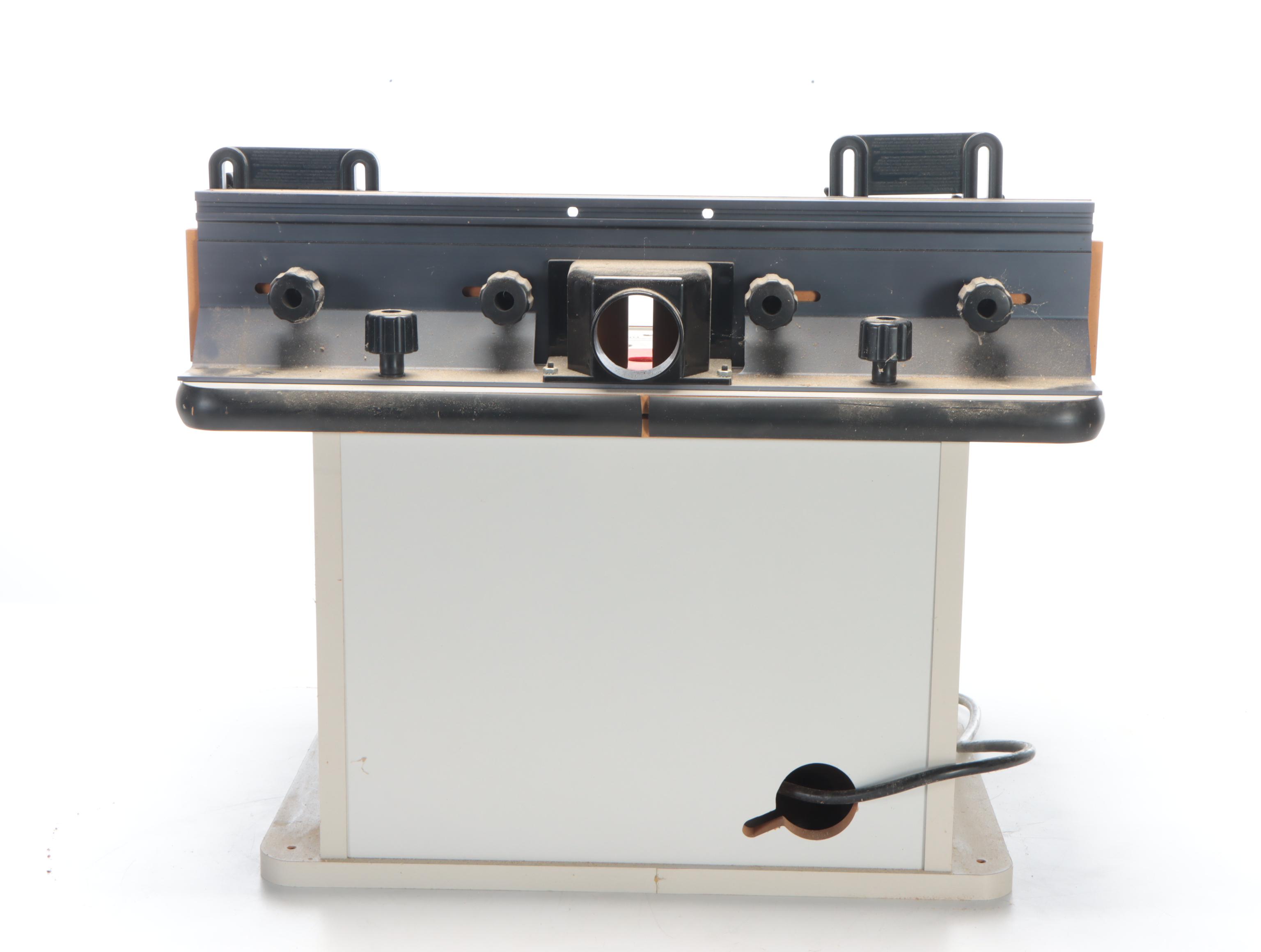 Bosch Router Table, Mat Cutter and Additional Bits and Tools