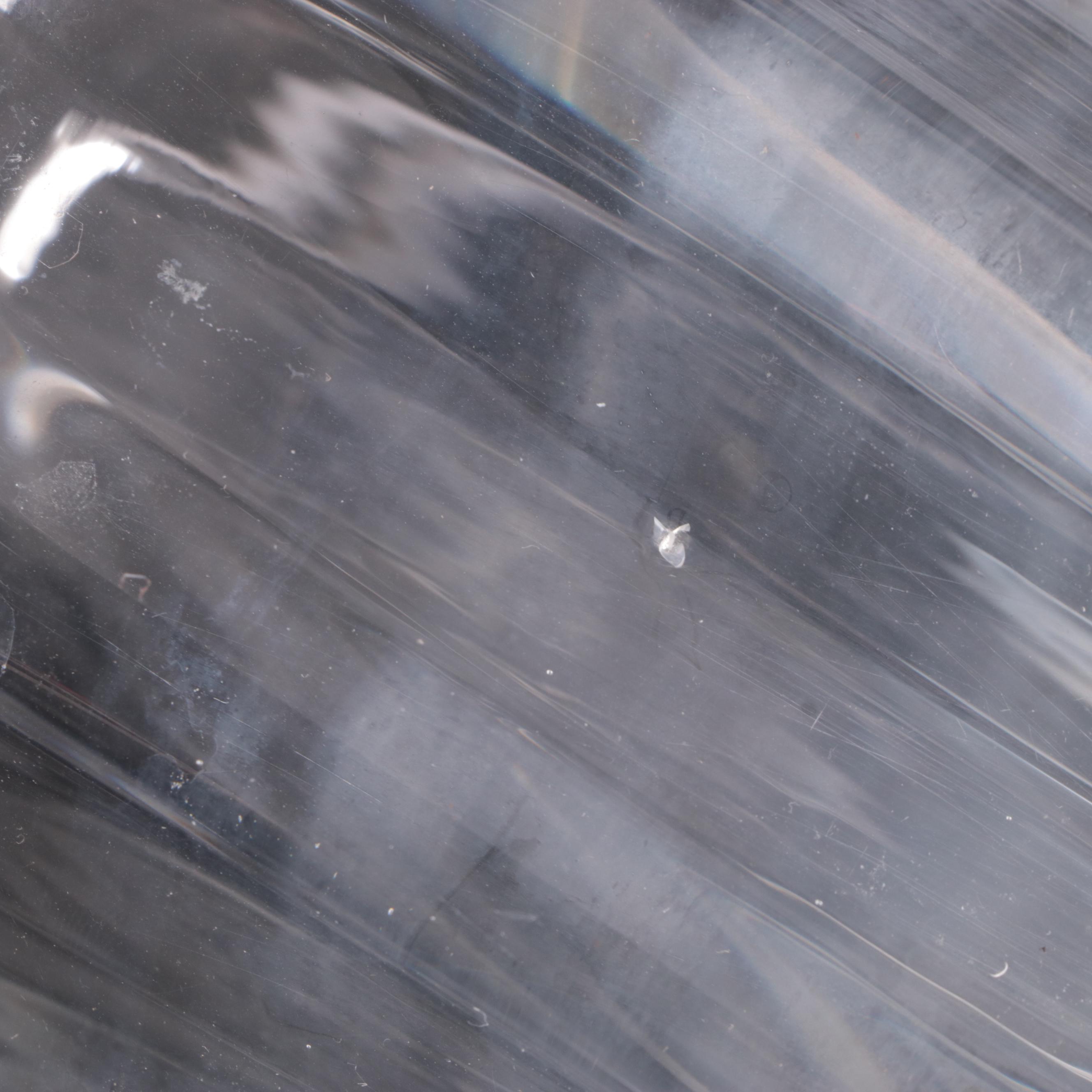 Tiffin Molded Glass Vases