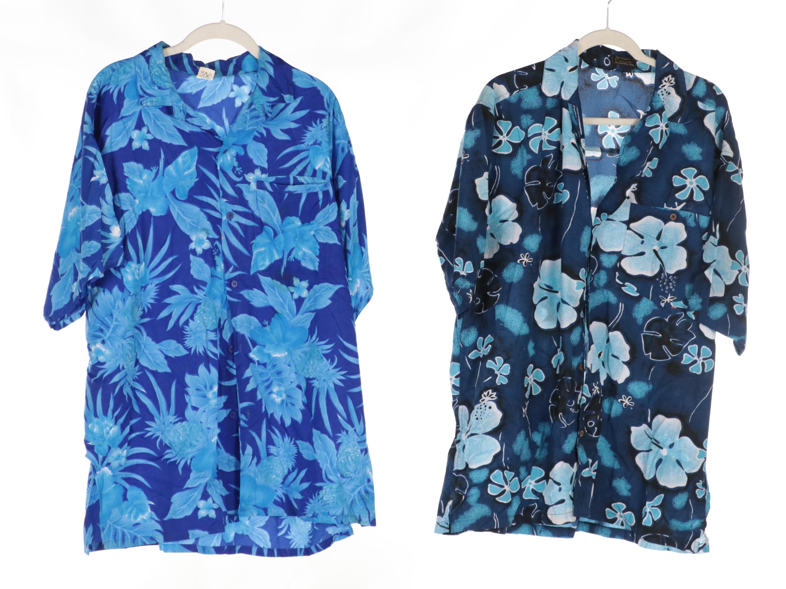 Men's Printed Button-Up Shirts