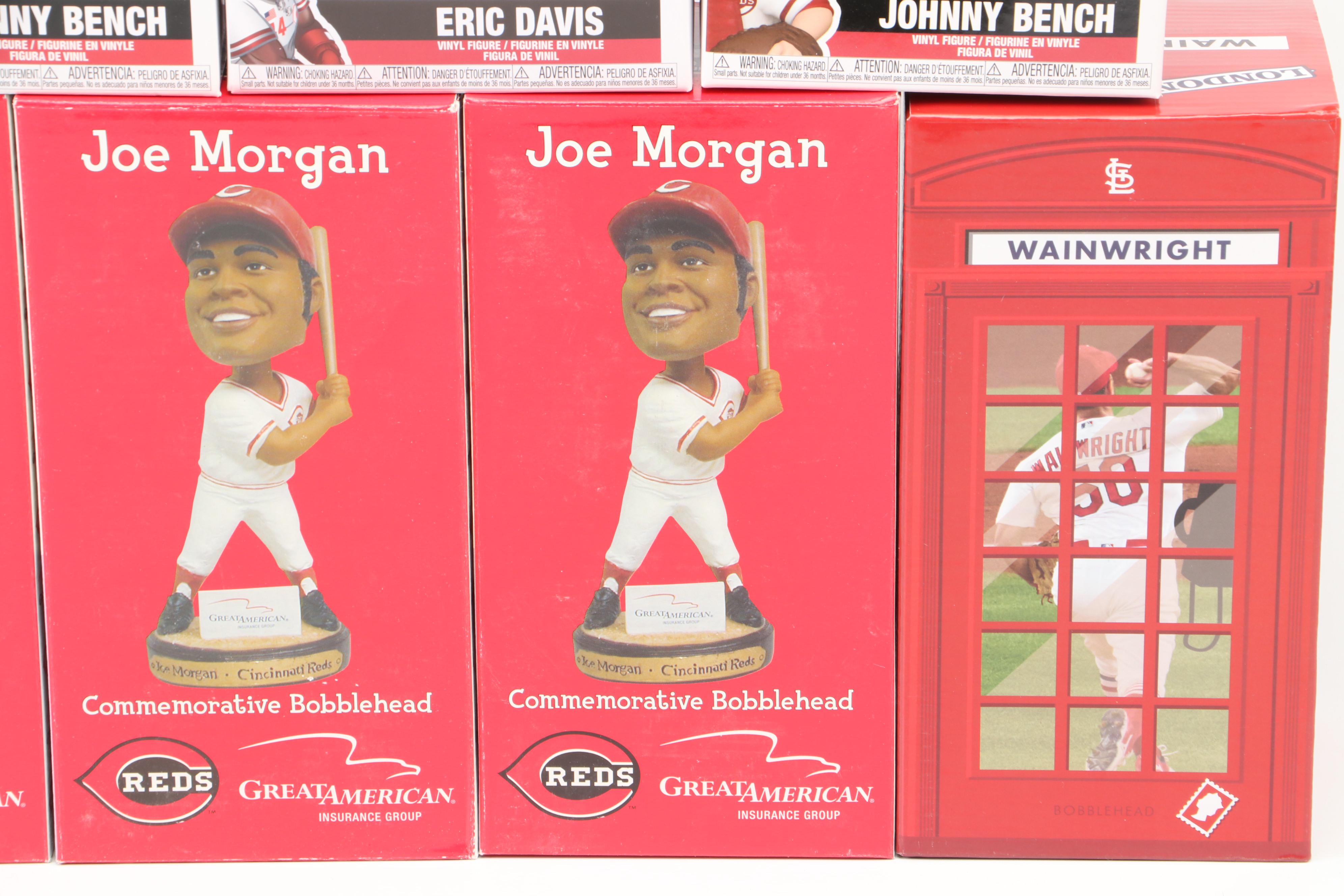 Baseball Bobbleheads and Funko Pops Featuring Joey Votto, Pete Rose, and More