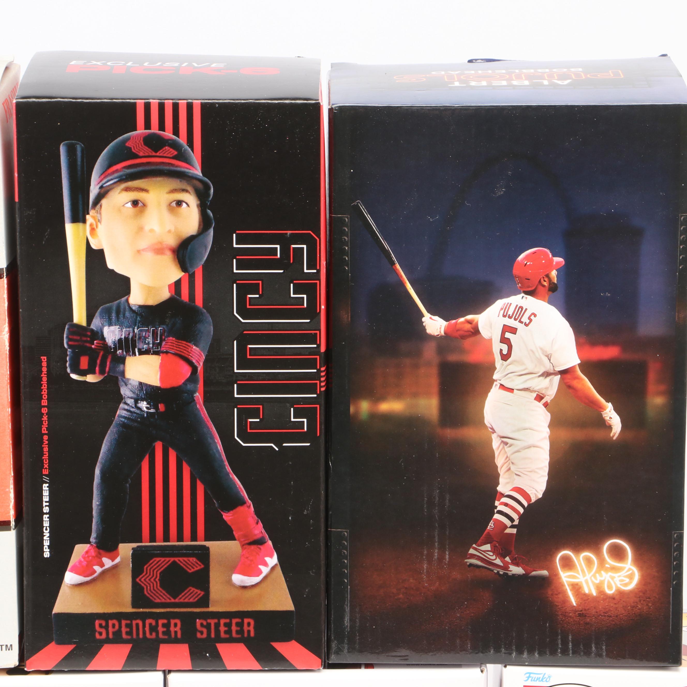 Baseball Bobbleheads and Funko Pops Featuring Joey Votto, Pete Rose, and More
