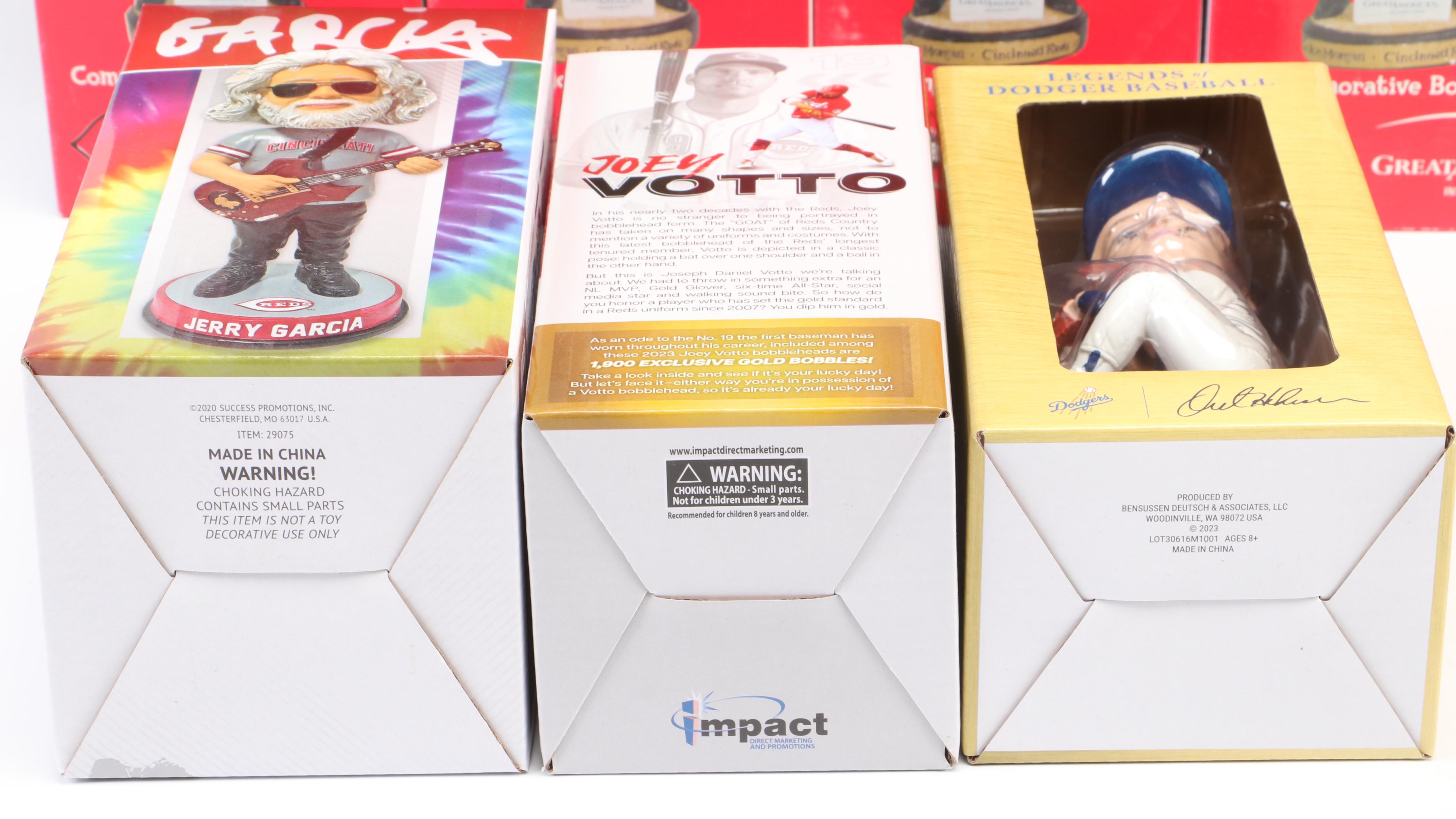 Baseball Bobbleheads and Funko Pops Featuring Joey Votto, Pete Rose, and More