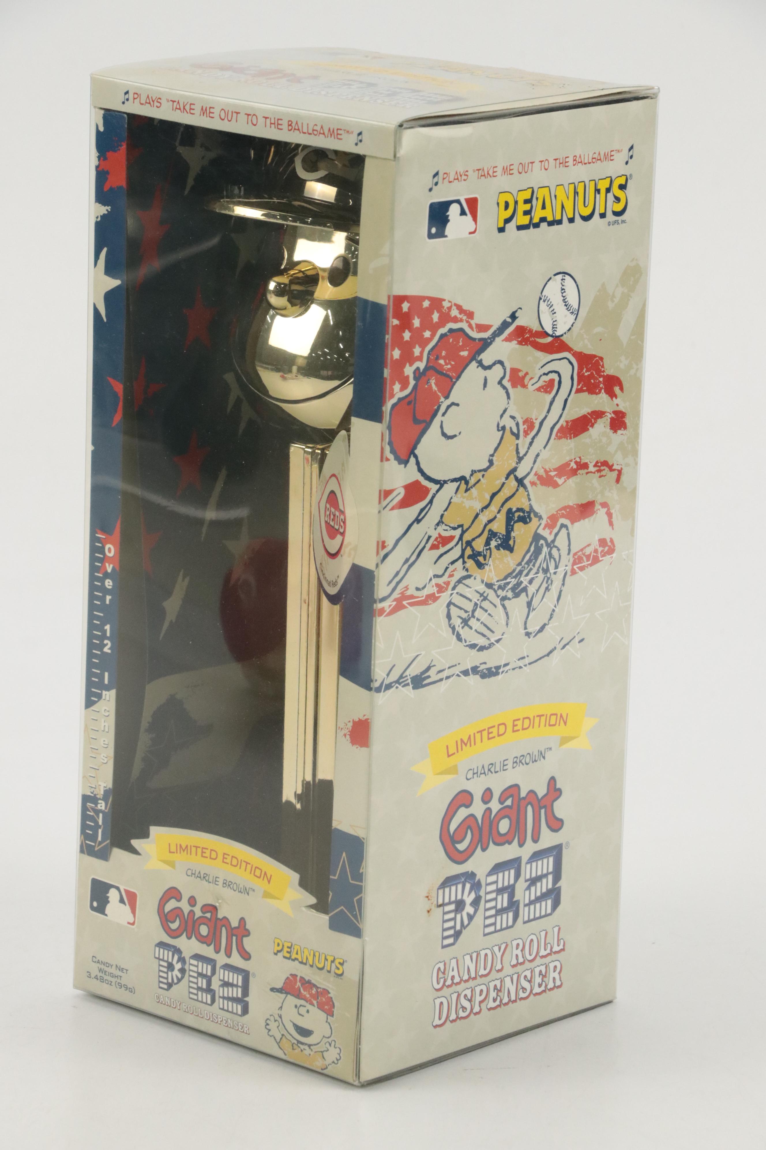 Cincinnati Reds Bobbleheads with Beer Steins, Pez Dispenser, and More