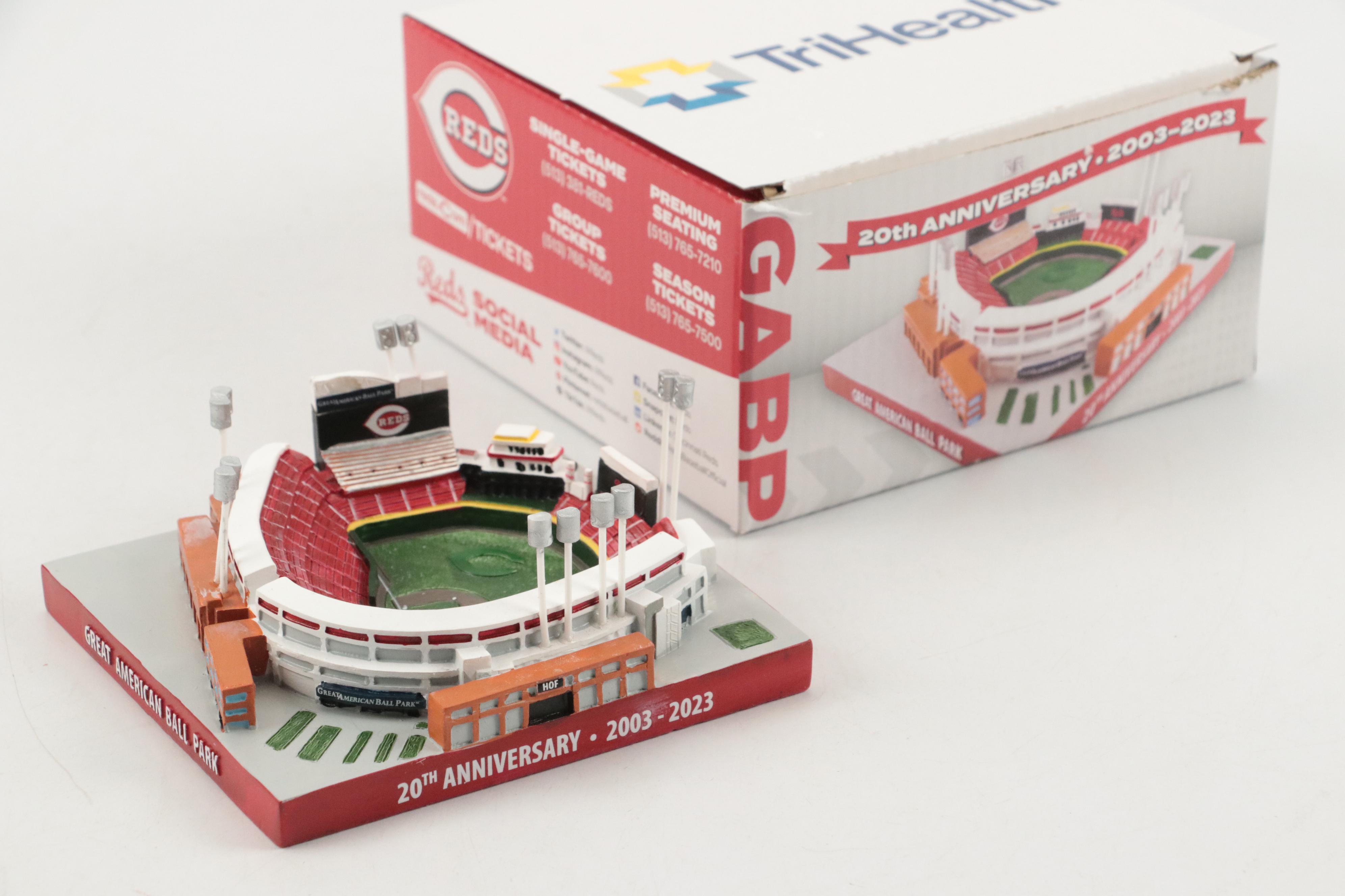 Cincinnati Reds Bobbleheads with Beer Steins, Pez Dispenser, and More