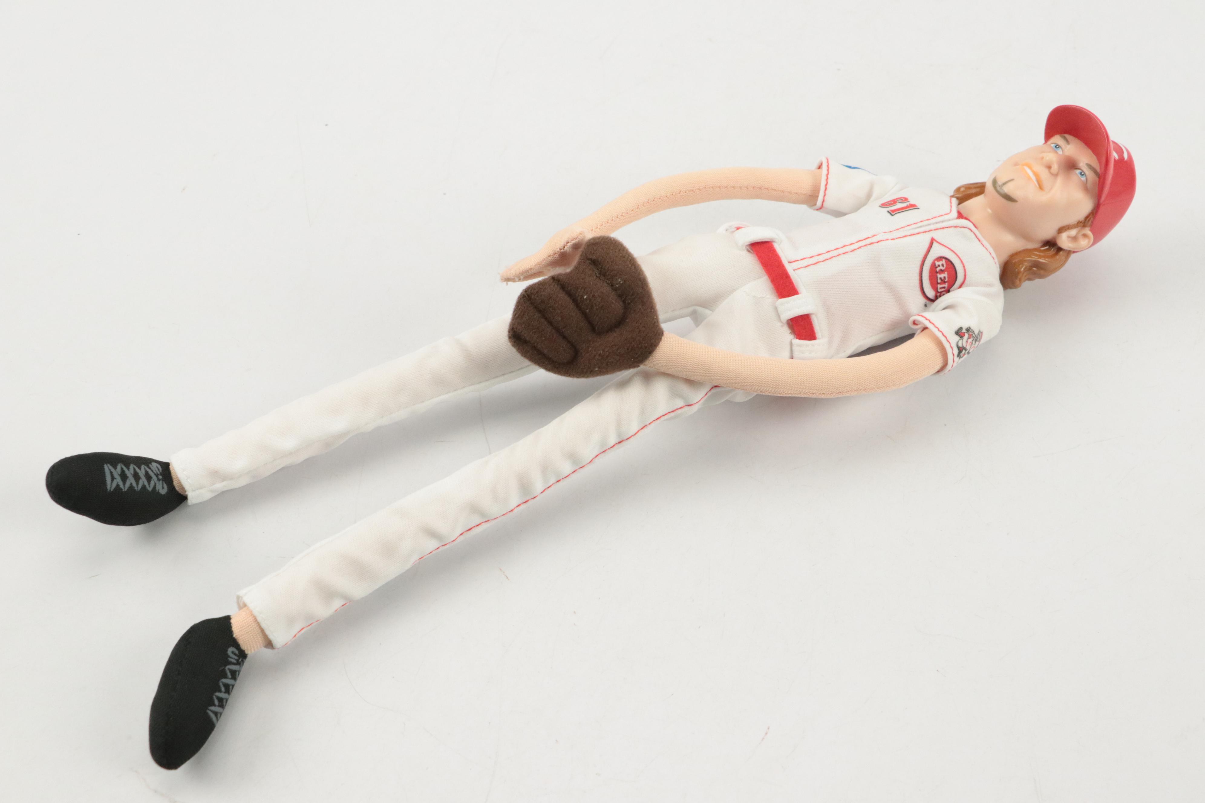 Cincinnati Reds Bobbleheads with Beer Steins, Pez Dispenser, and More