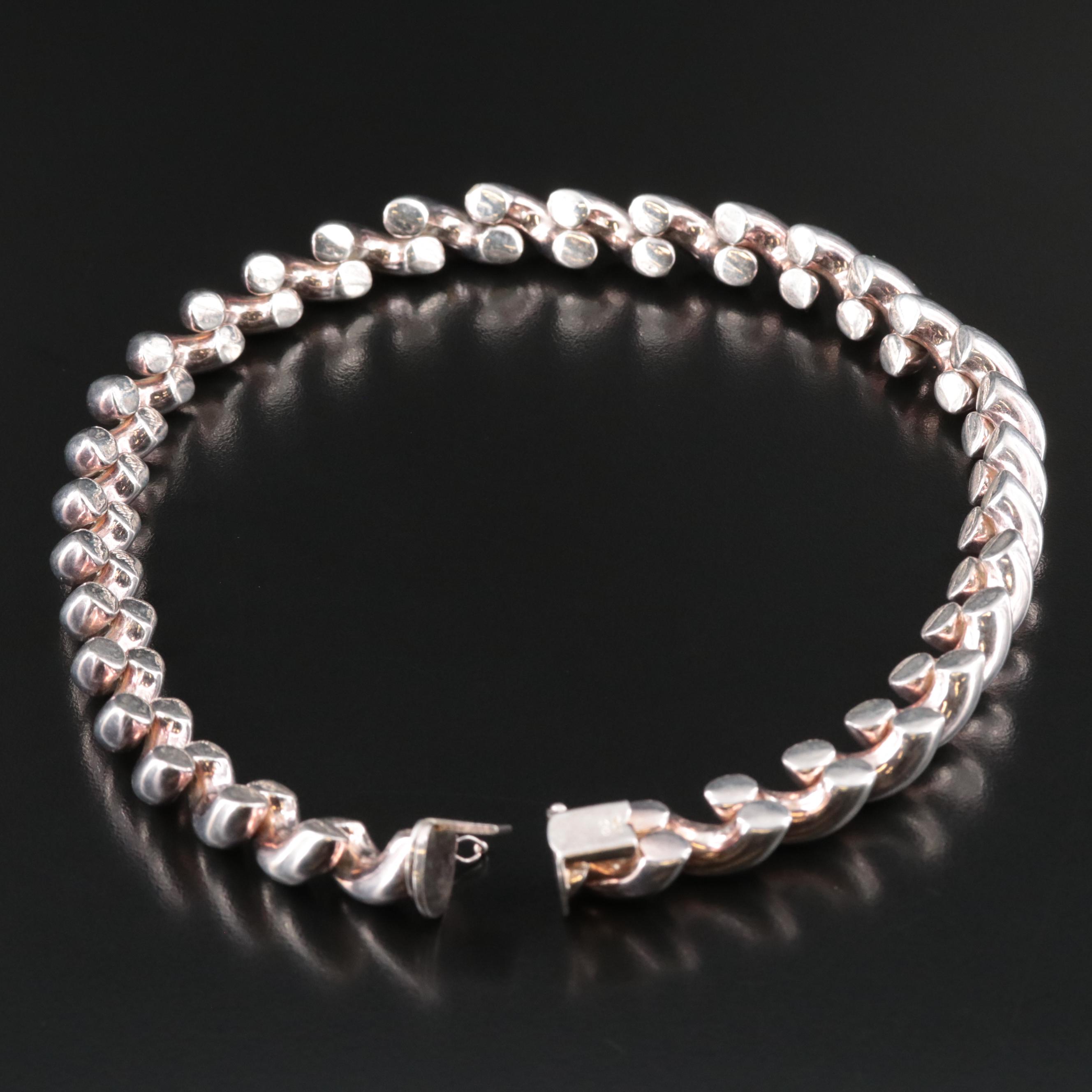 Italian Sterling San Marco Chain Necklace