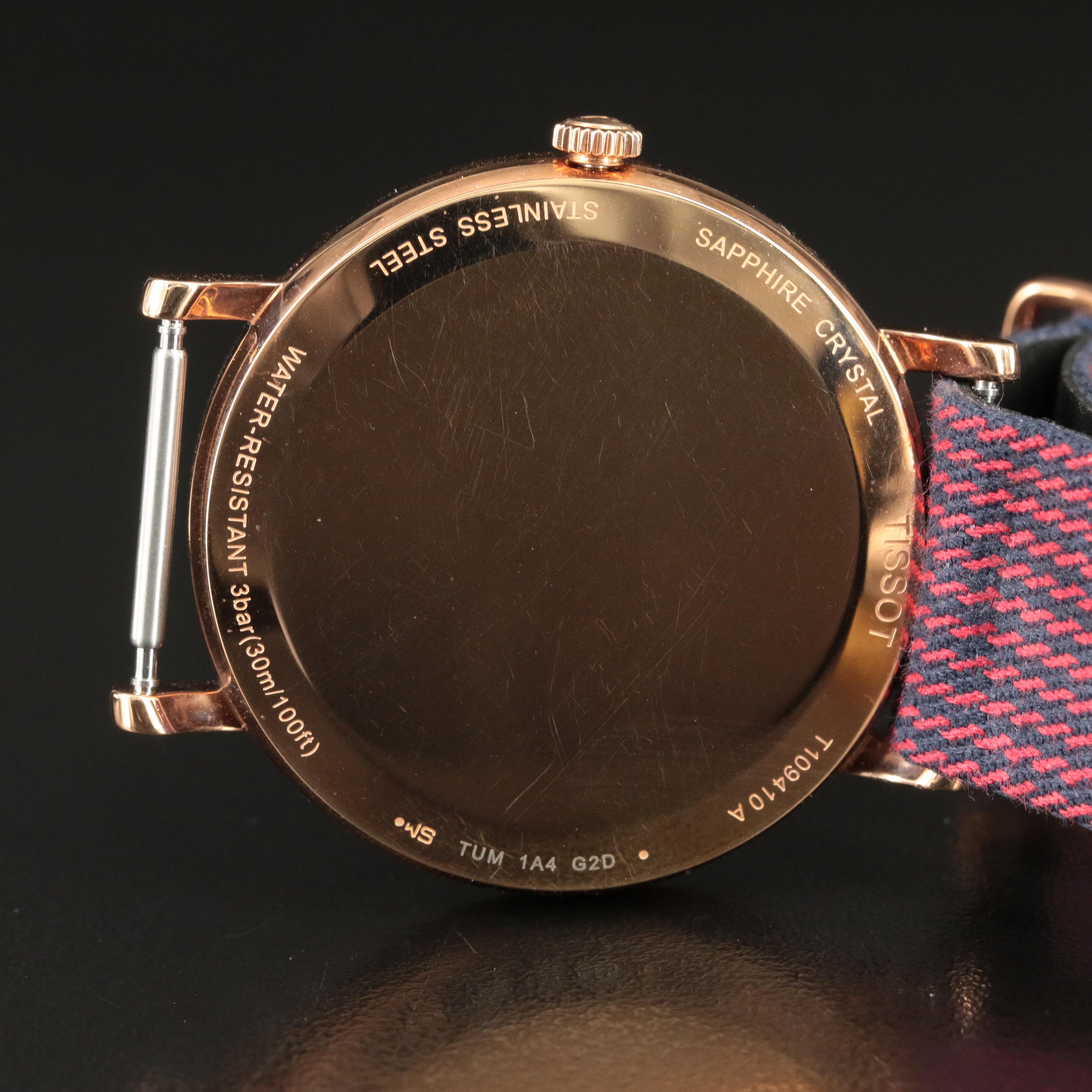 Tissot Rose Gold Tone Quartz Watch