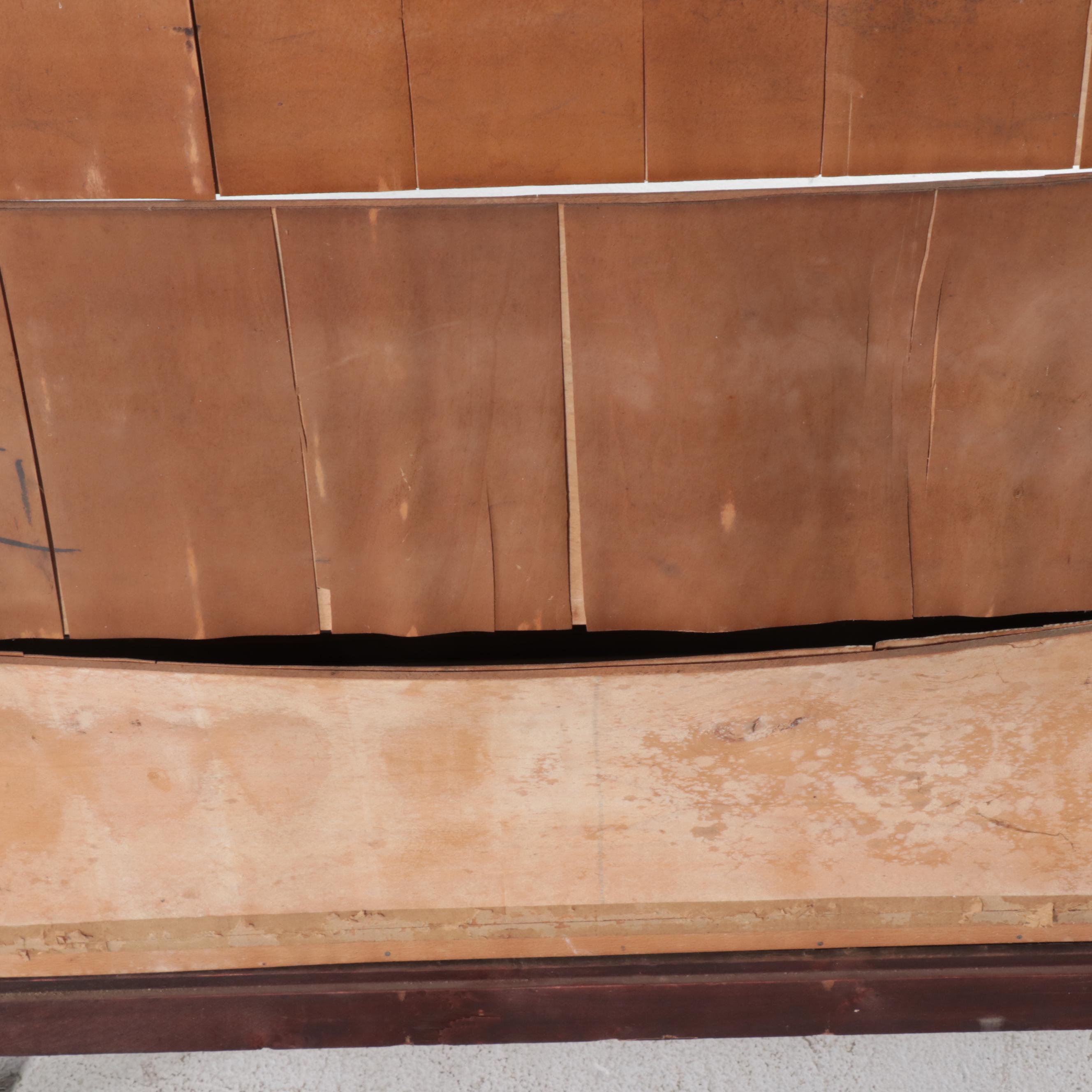 Gunn Furniture Co. Birch Three-Stack Barrister's Bookcase, Early 20th Century