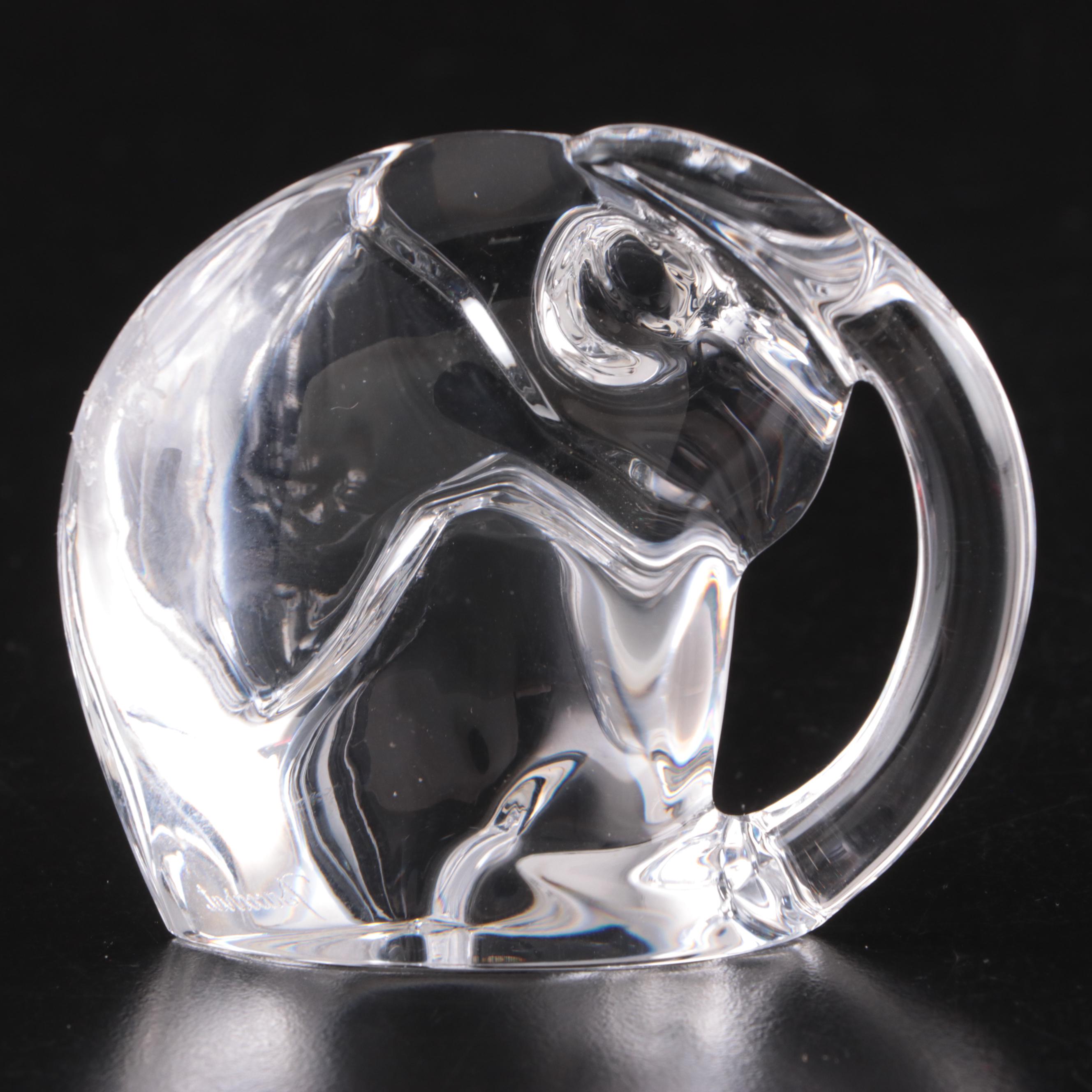 Baccarat Crystal Monkey Figuirne