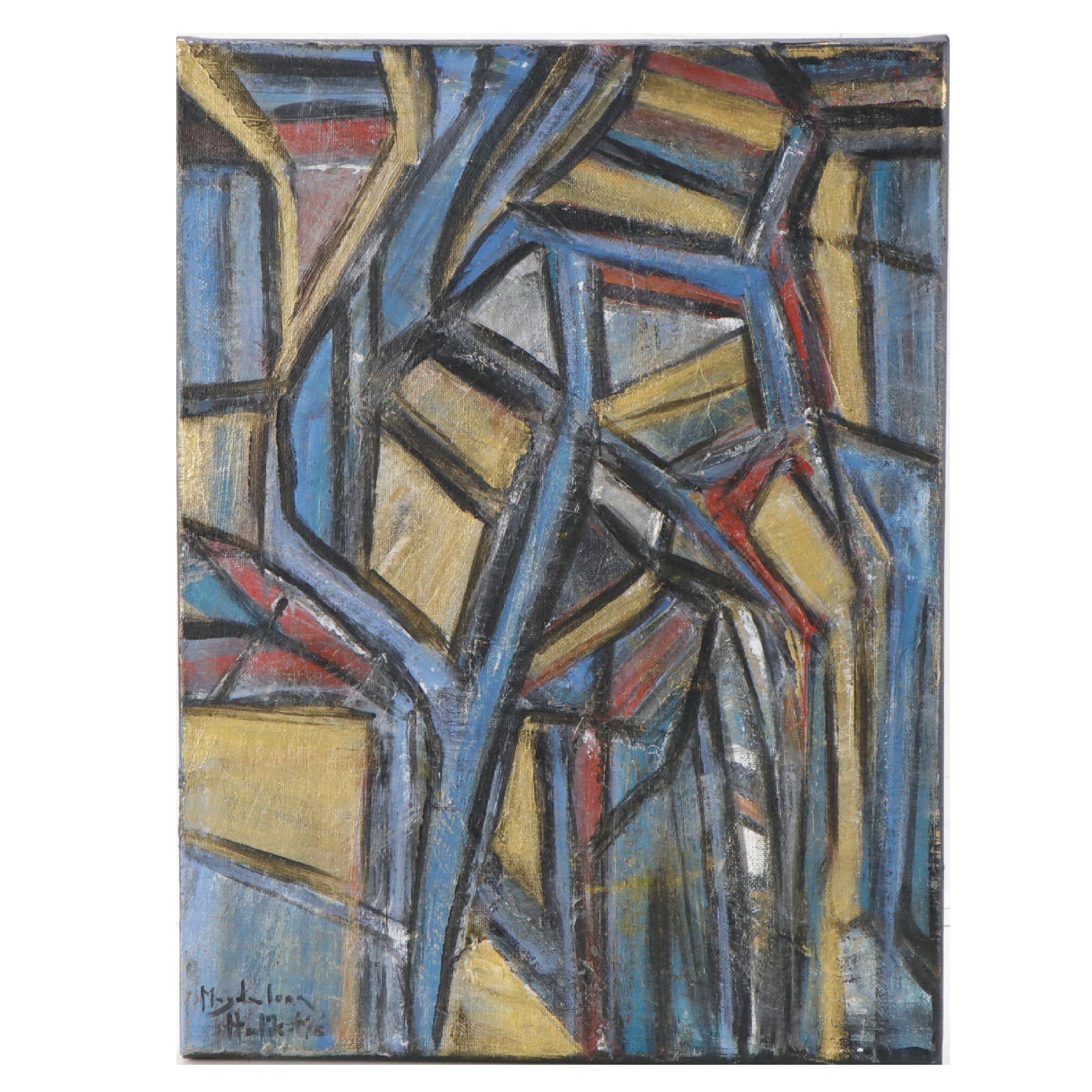 Magdalena Halikotic Abstract Acrylic Painting