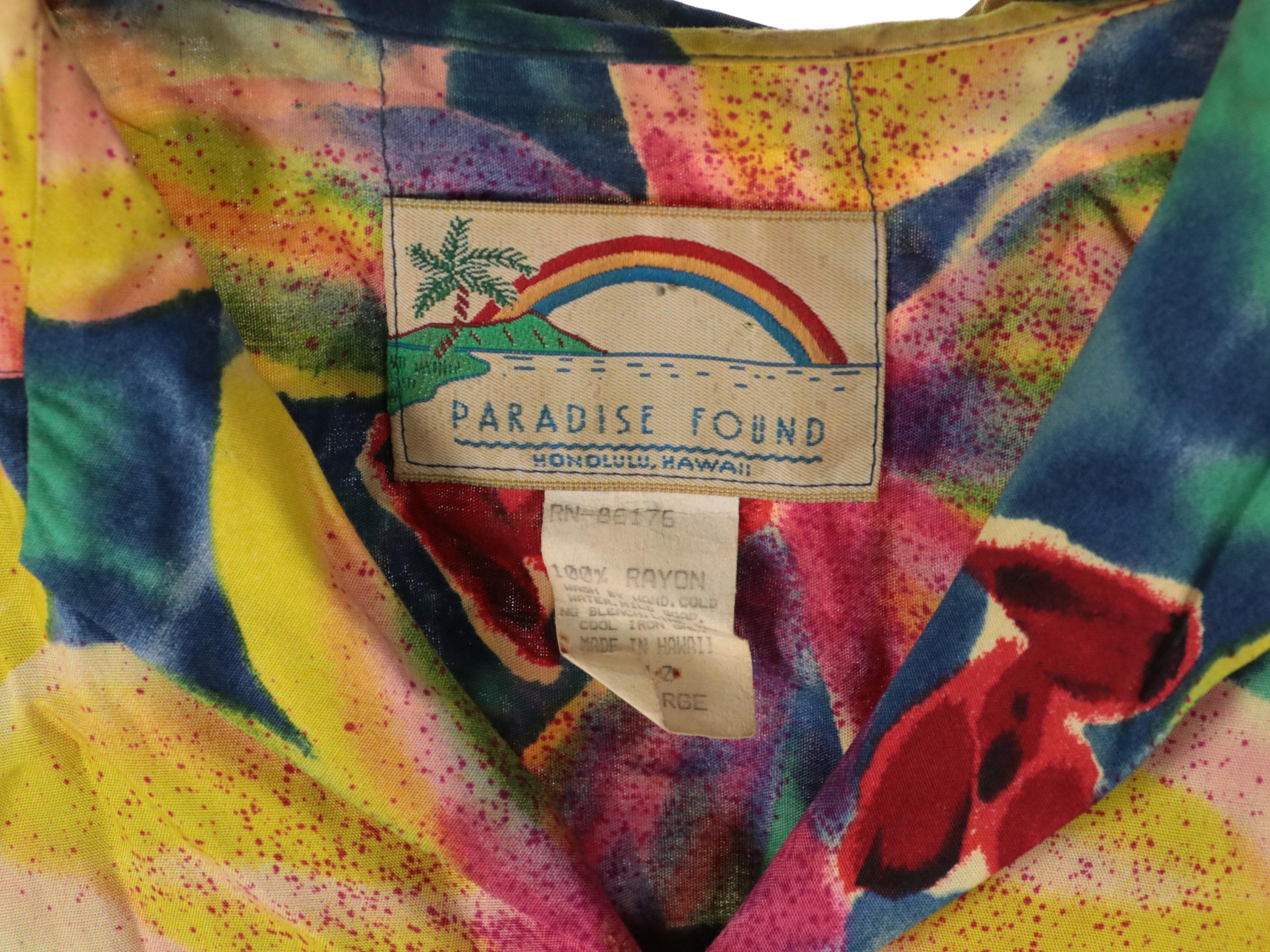 Men's Hawaiian and Printed Button-Up Shirts