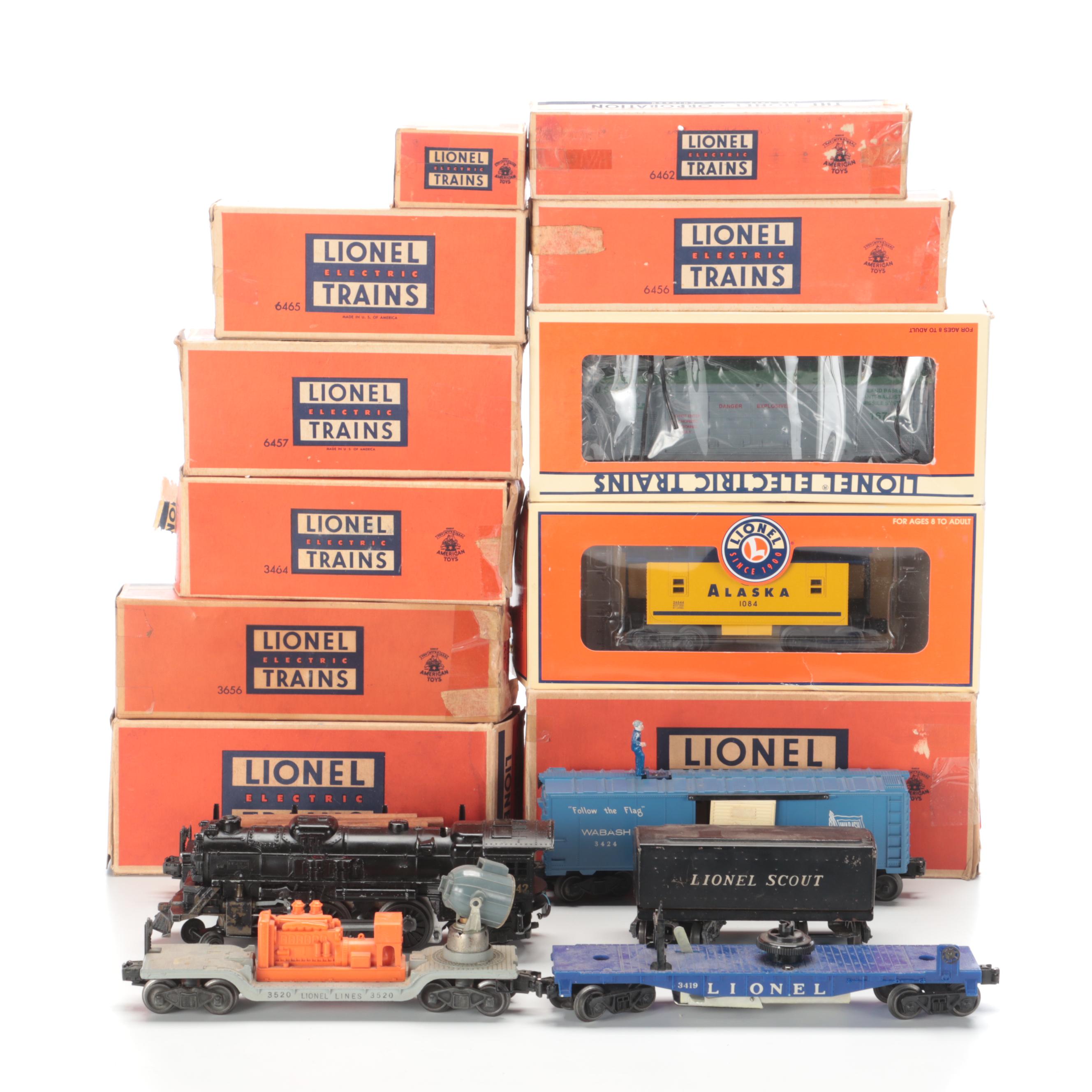 Lionel Train Cars, Mid to Late 20th Century
