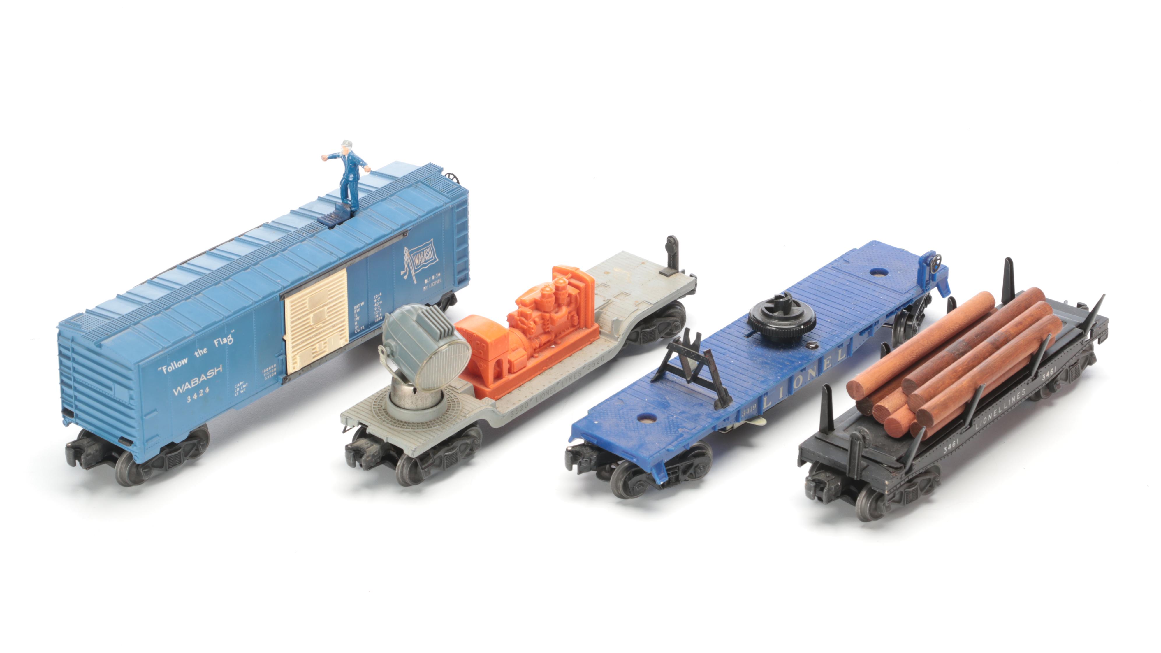 Lionel Train Cars, Mid to Late 20th Century