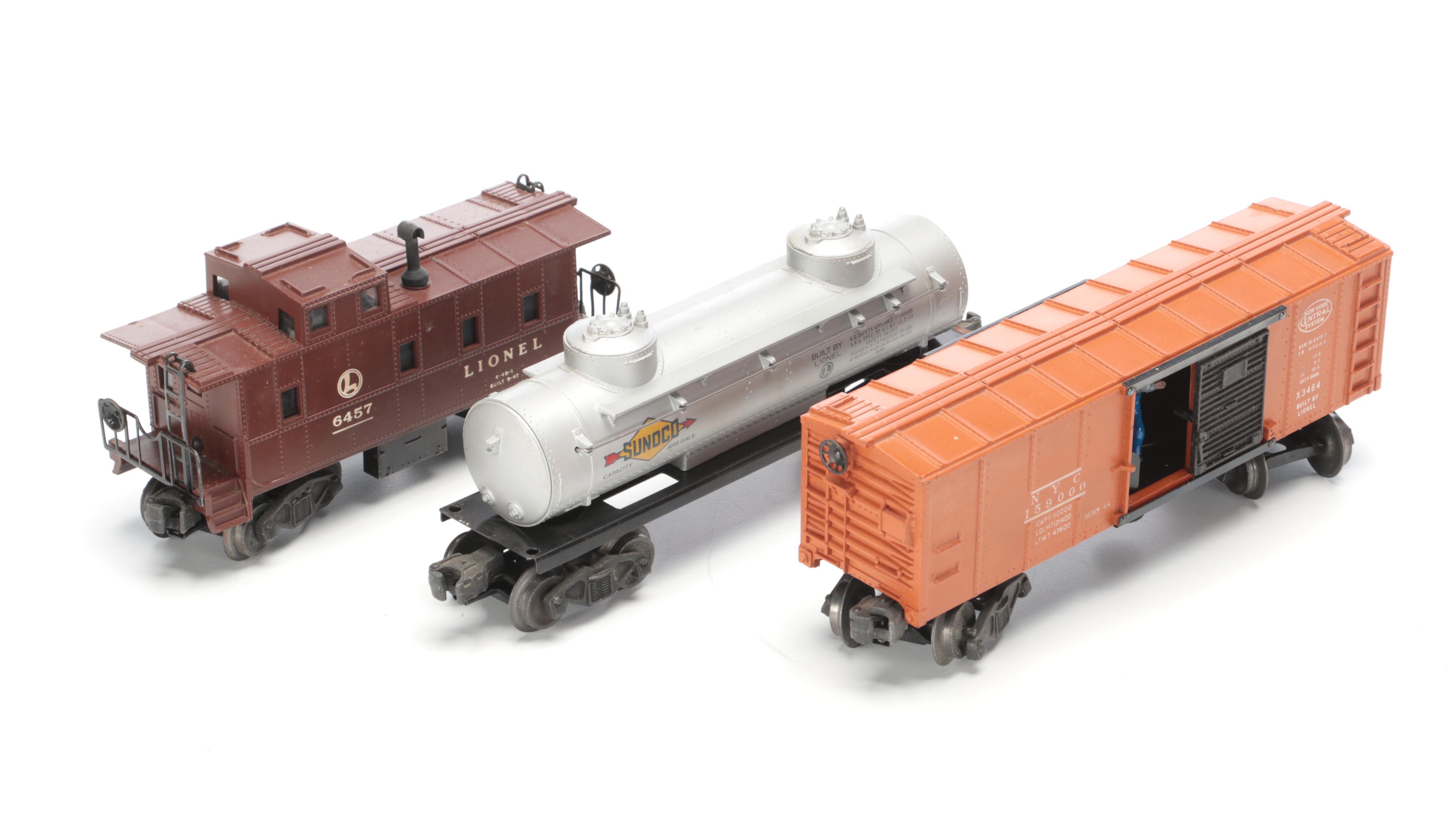 Lionel Train Cars, Mid to Late 20th Century