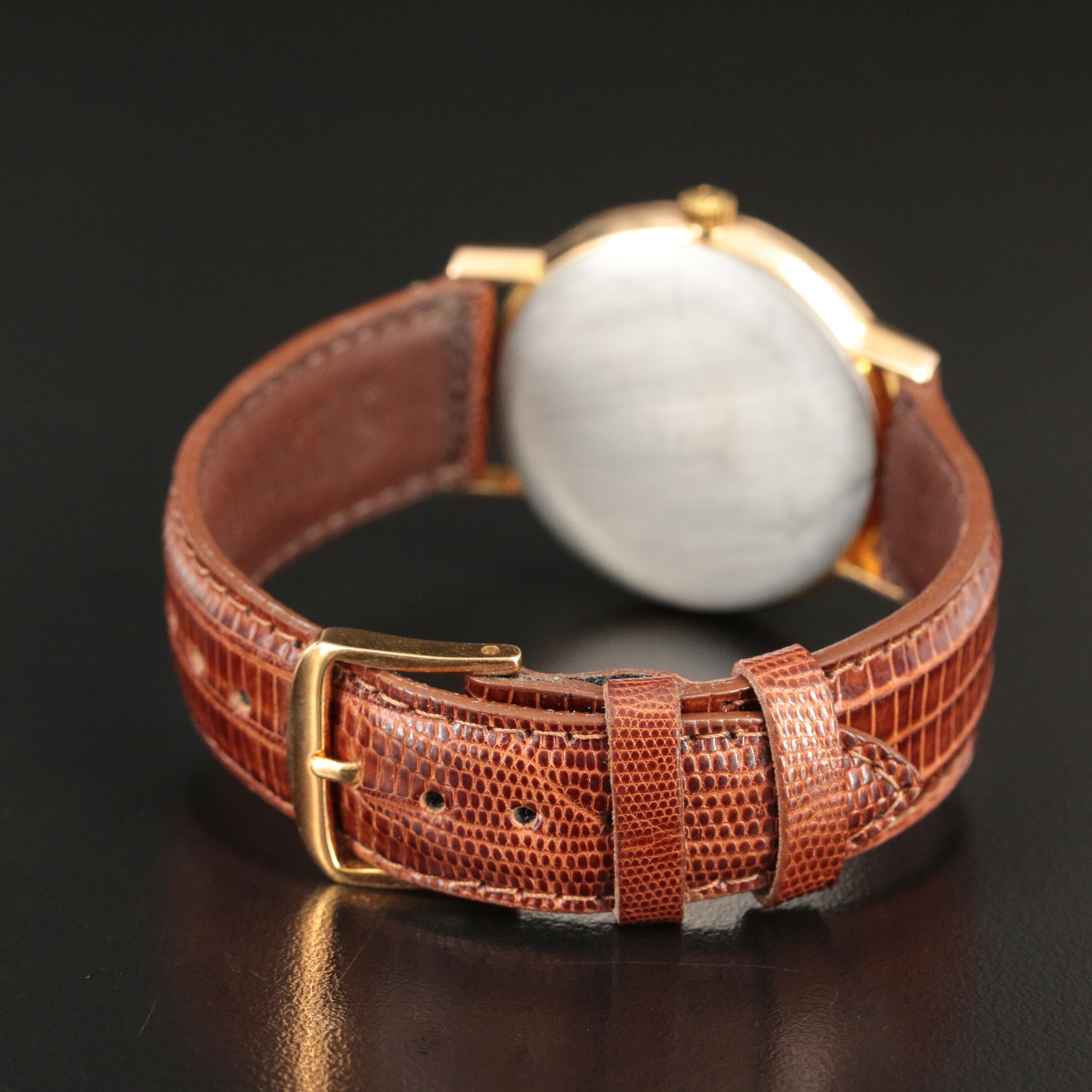 1964 Omega Rose Gold Tone Stainless Steel Watch