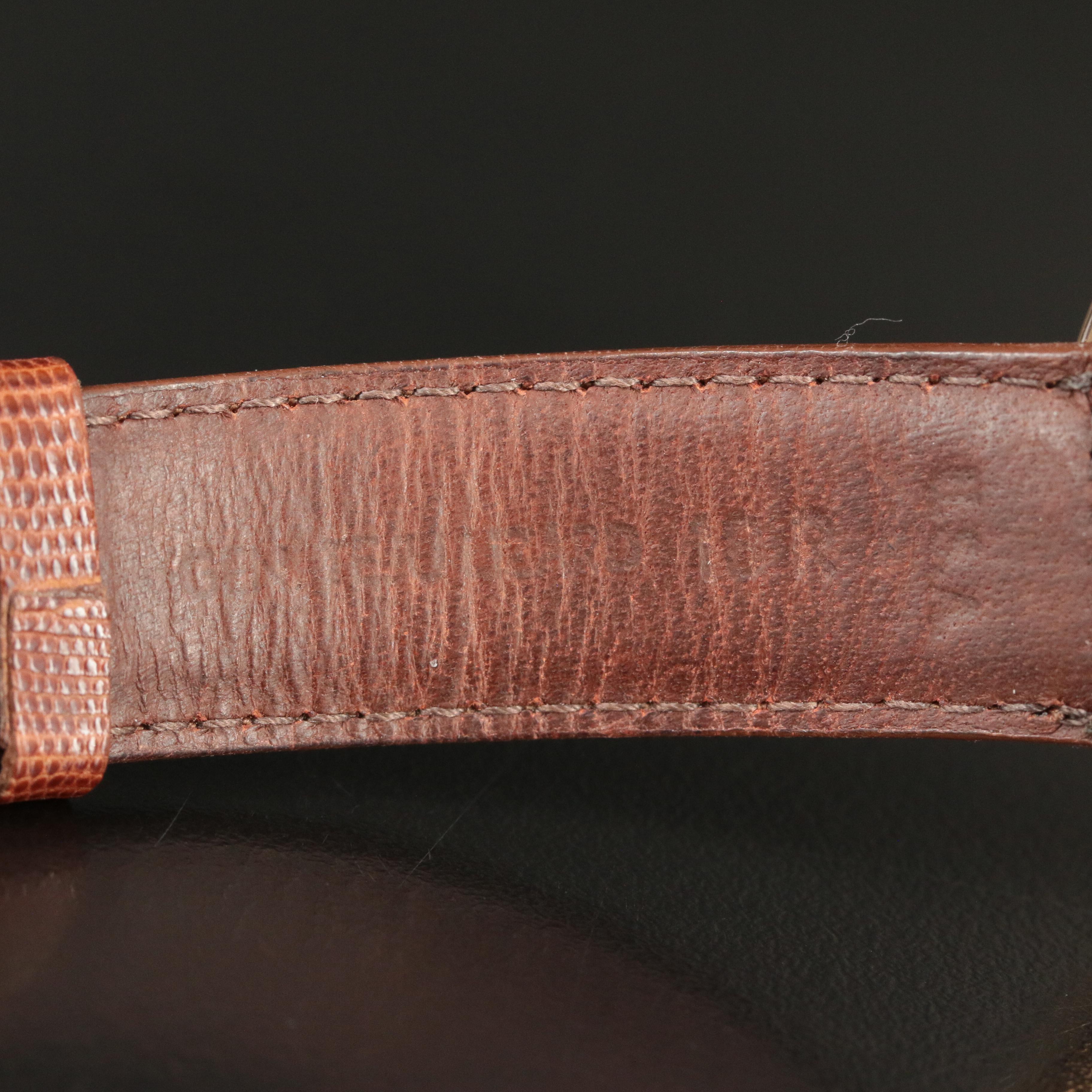 1964 Omega Rose Gold Tone Stainless Steel Watch