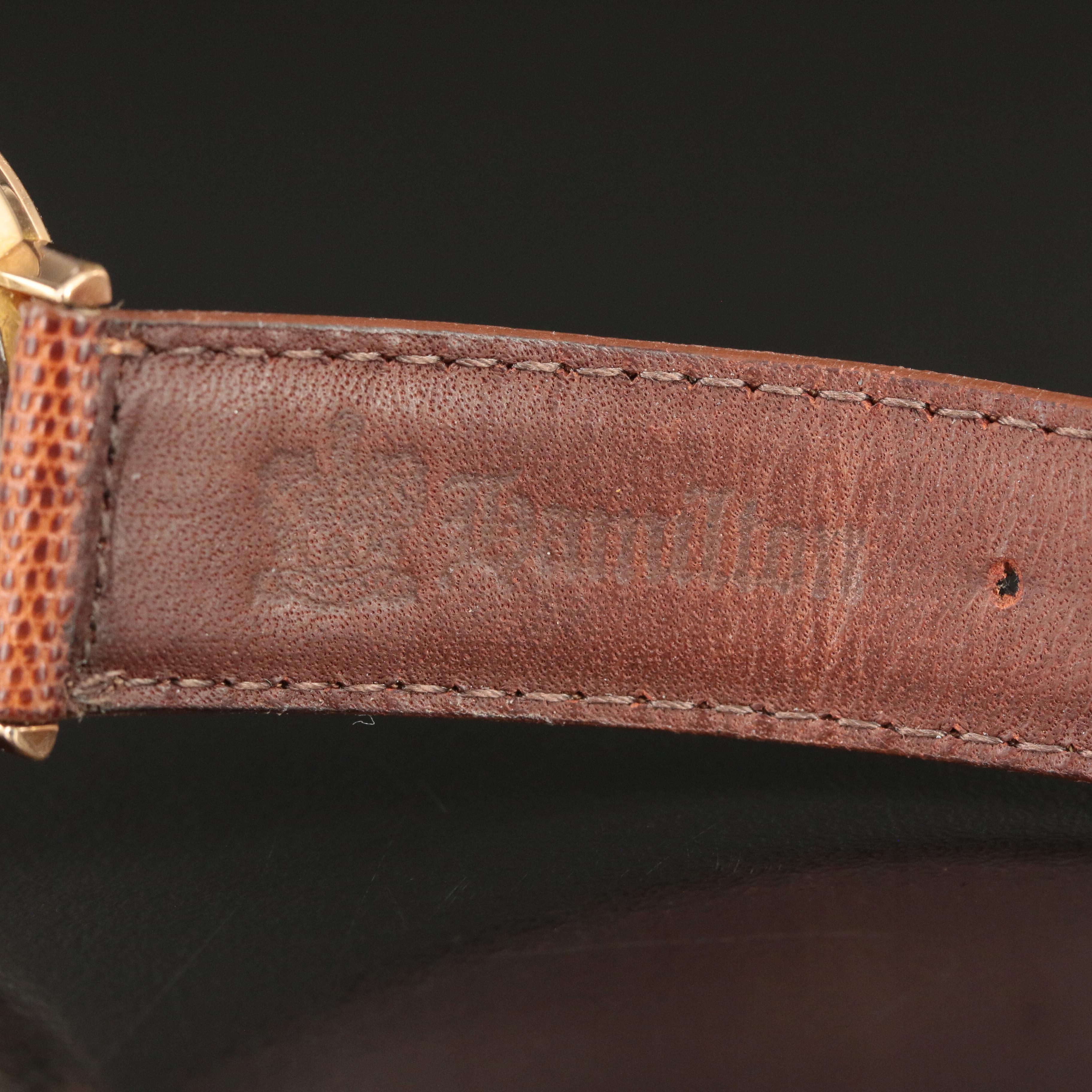 1964 Omega Rose Gold Tone Stainless Steel Watch