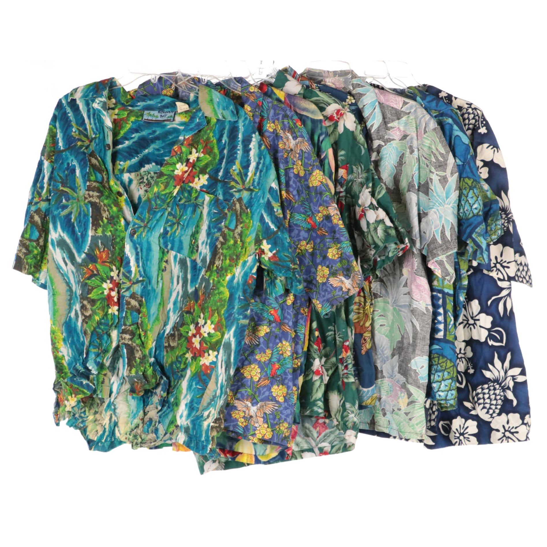 Men's Hawaiian and Printed Button-Up Shirts