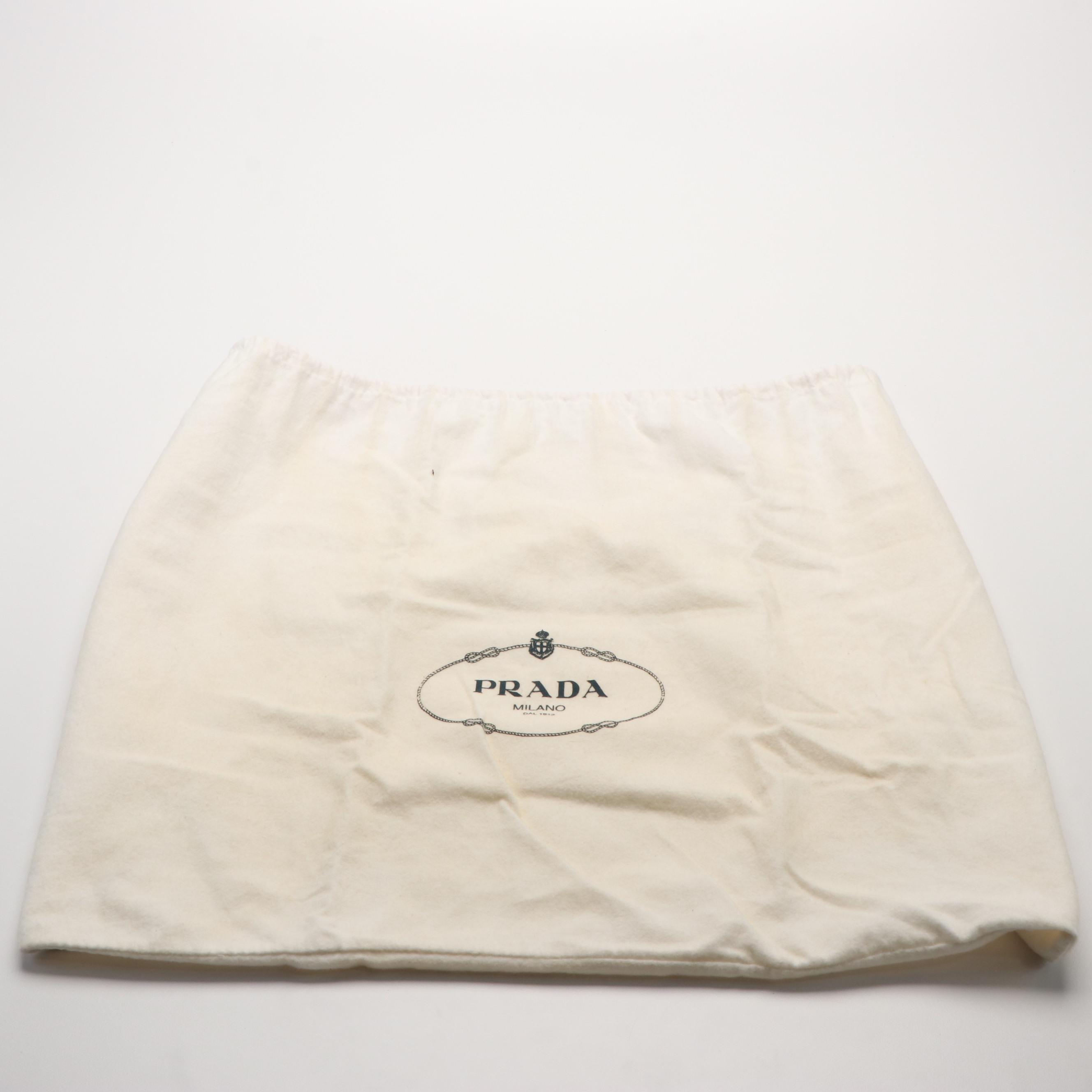 Prada Tessuto Black Nylon Reversible Tote