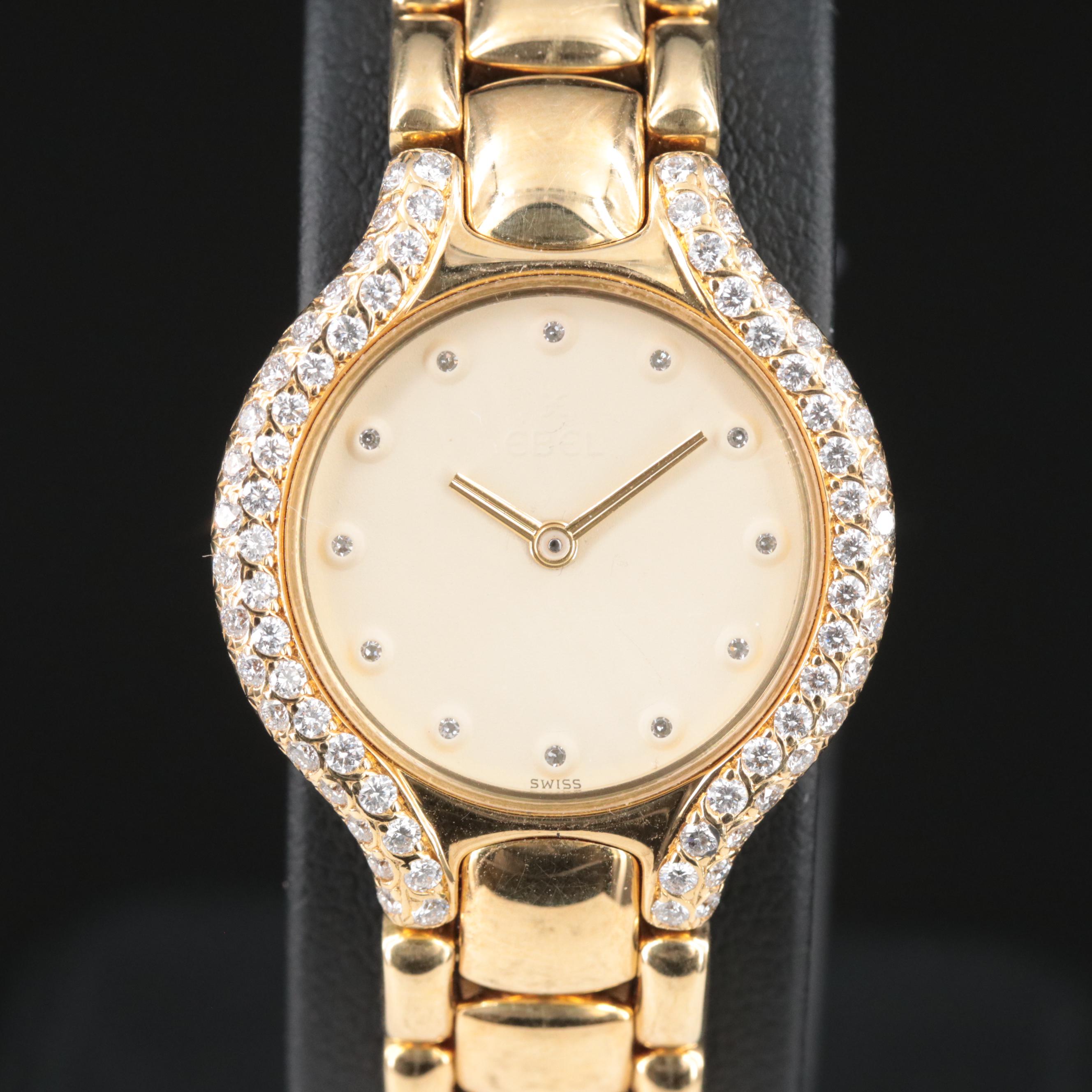 18K Ebel Beluga 1.00 CTW Diamond Watch