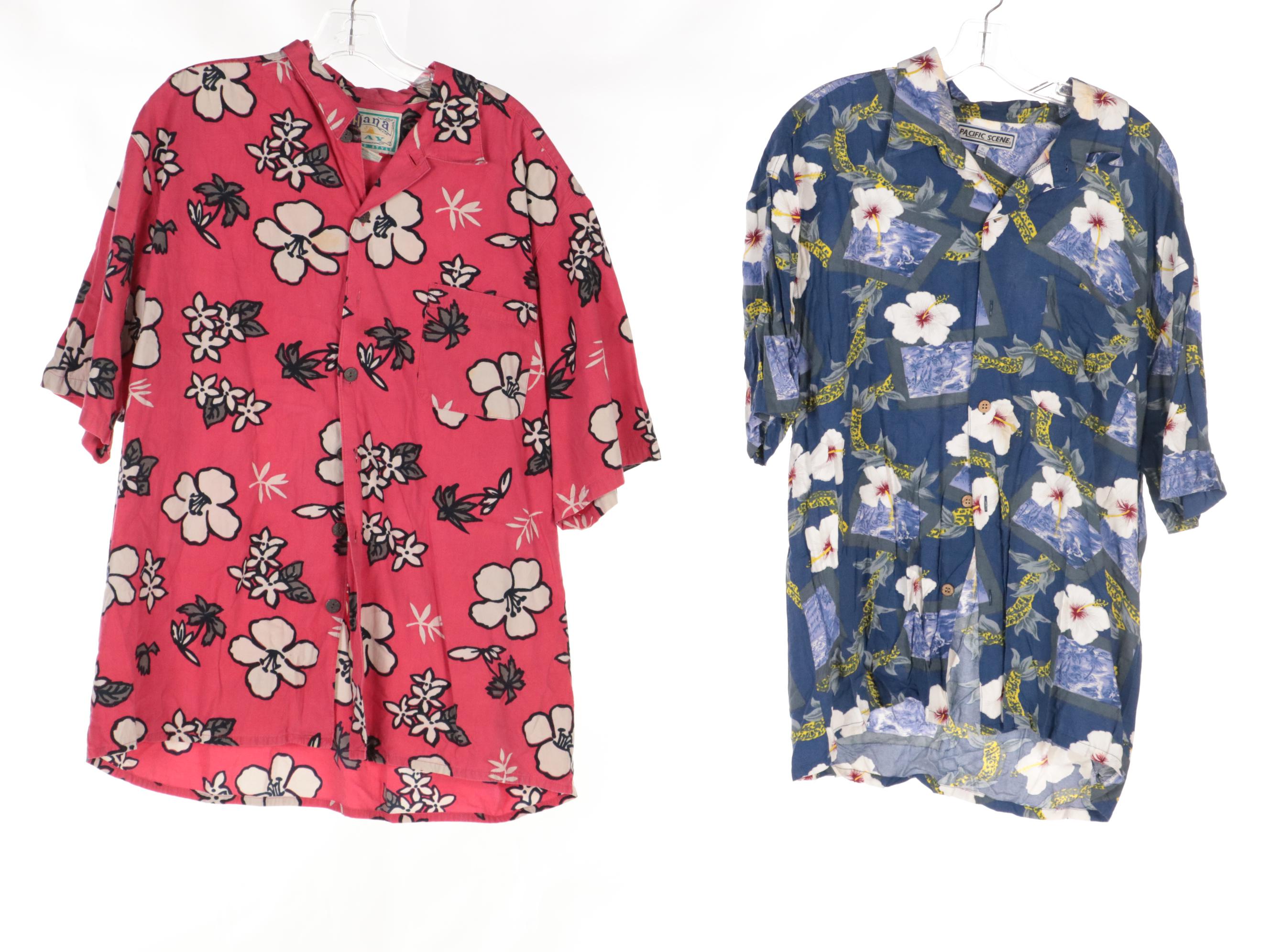 Men's Printed Button-Up Shirts