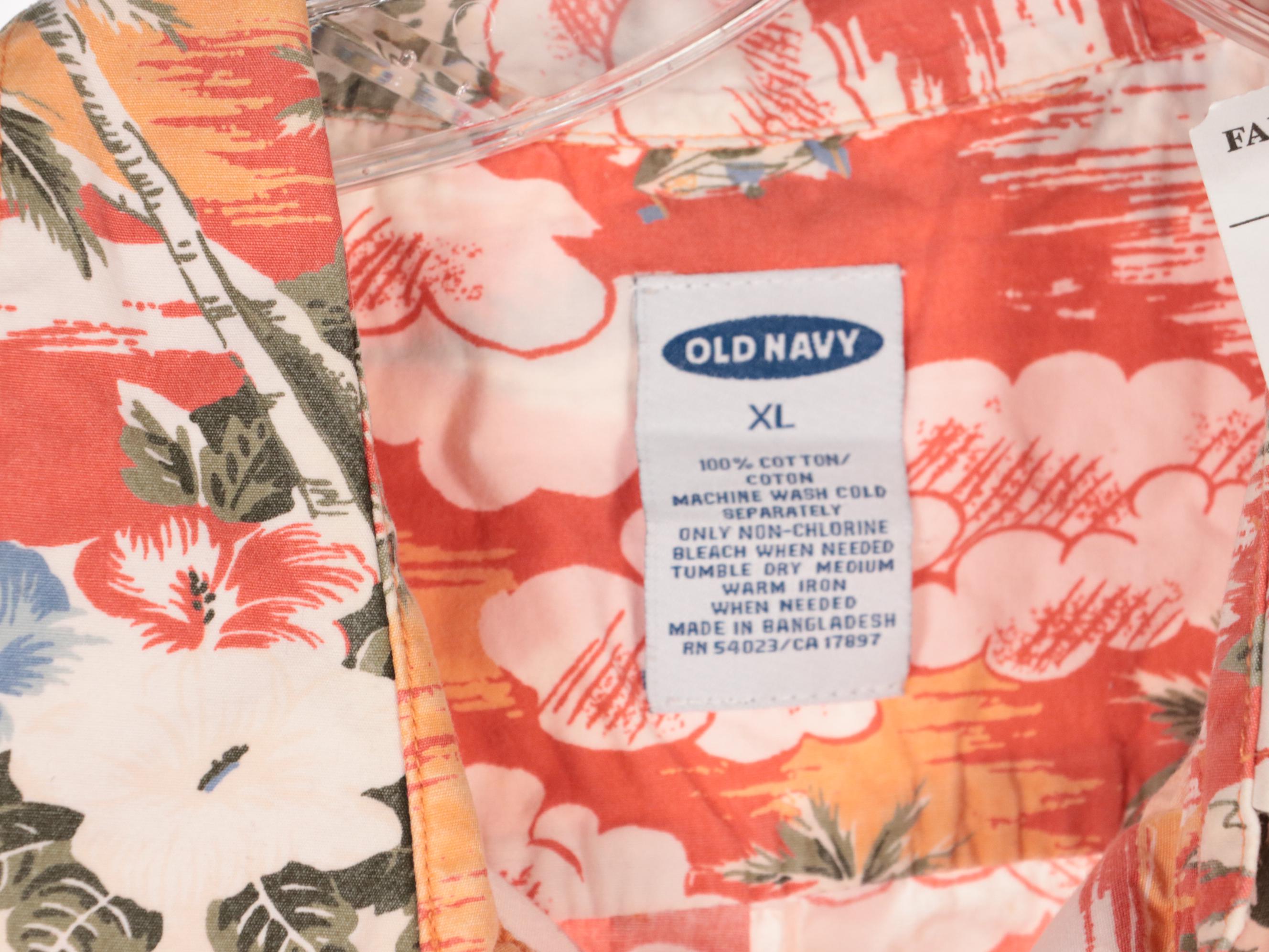 Men's Printed Button-Up Shirts