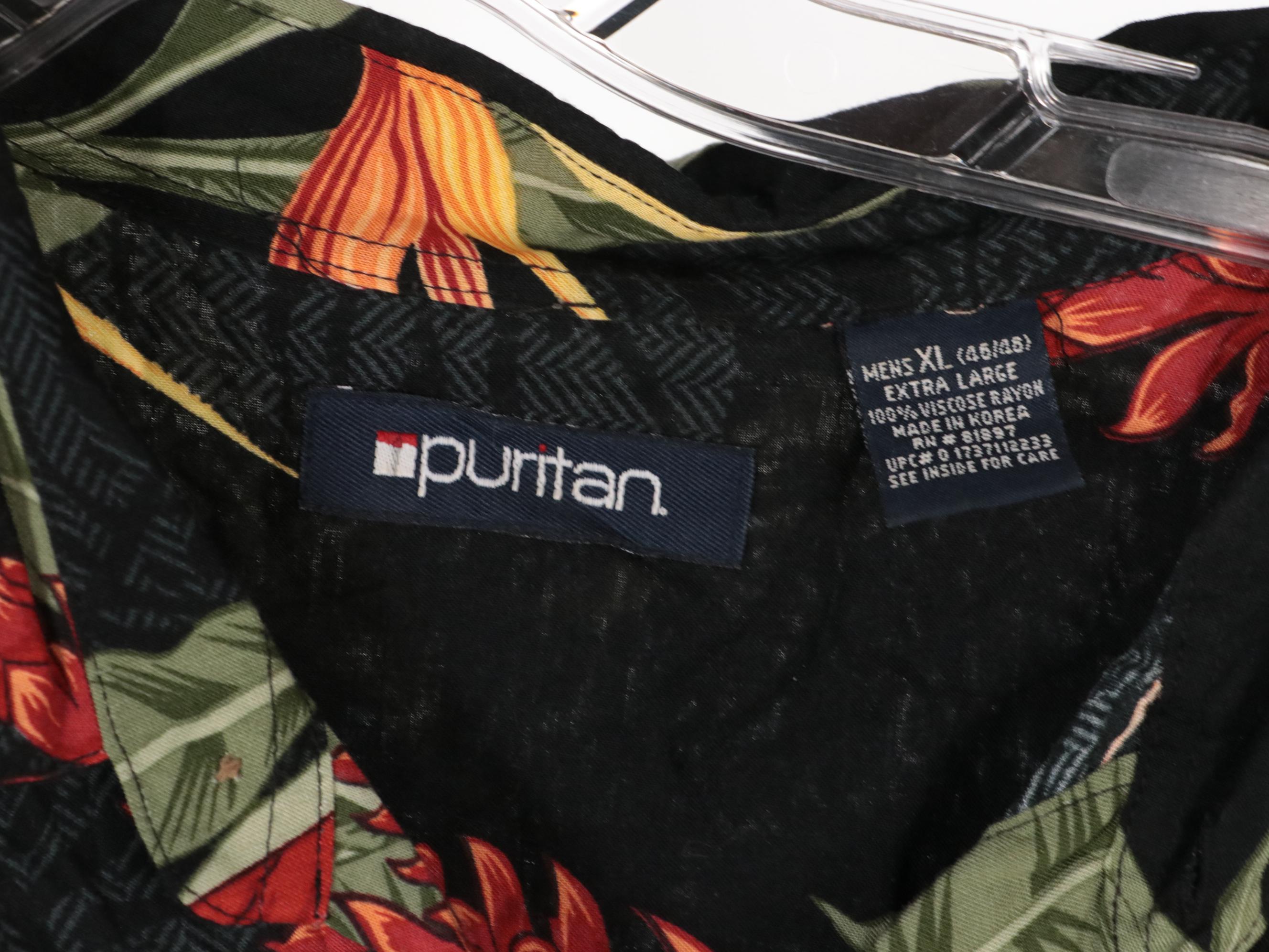 Men's Printed Button-Up Shirts