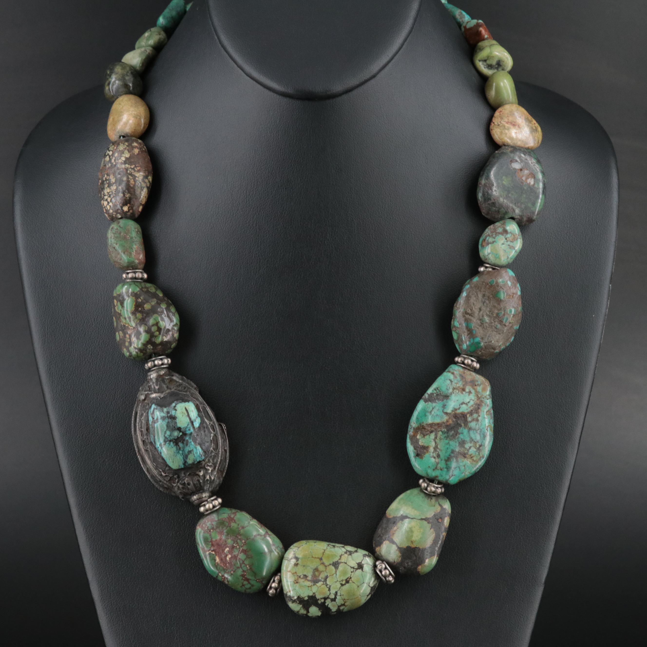 Sterling Turquoise Necklace