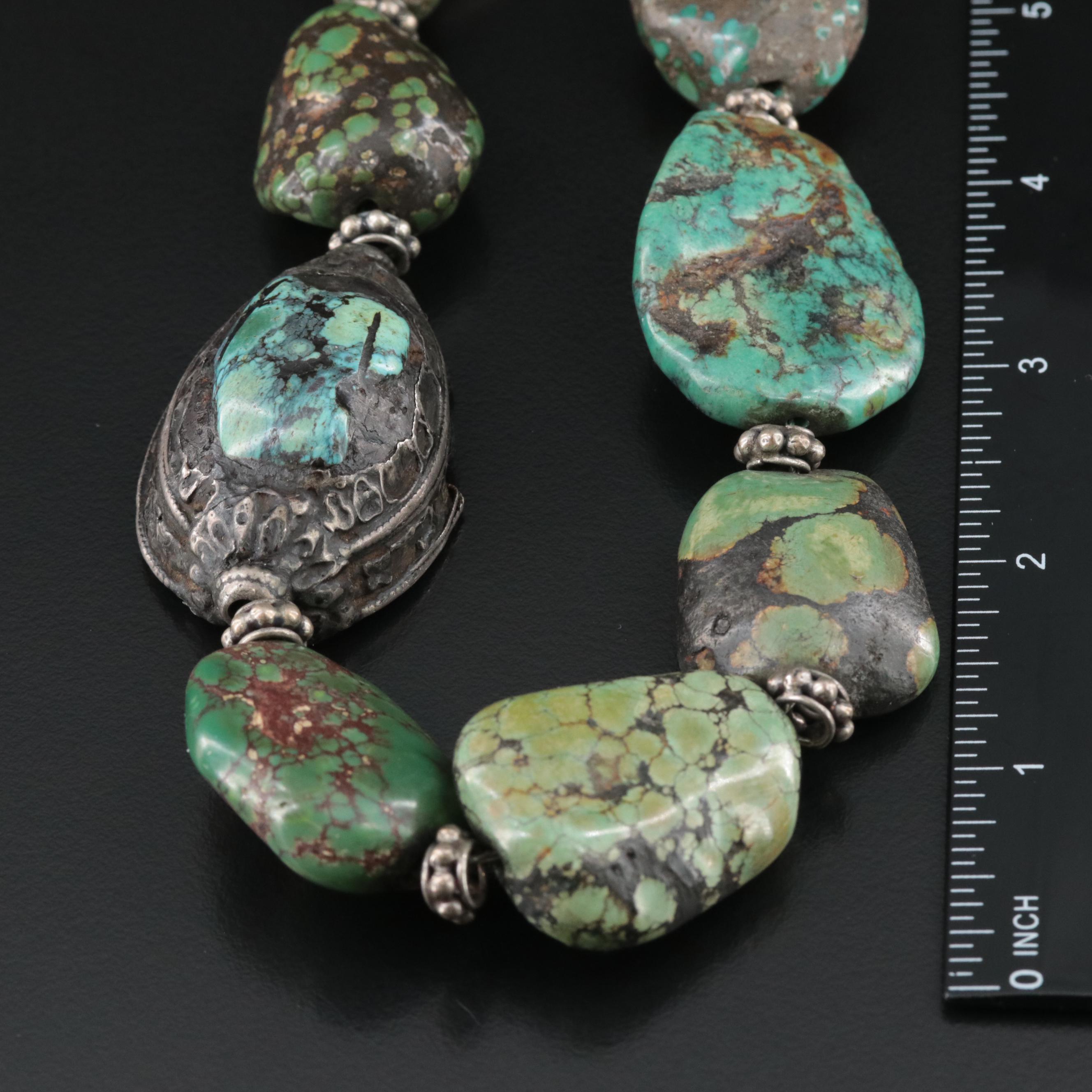 Sterling Turquoise Necklace