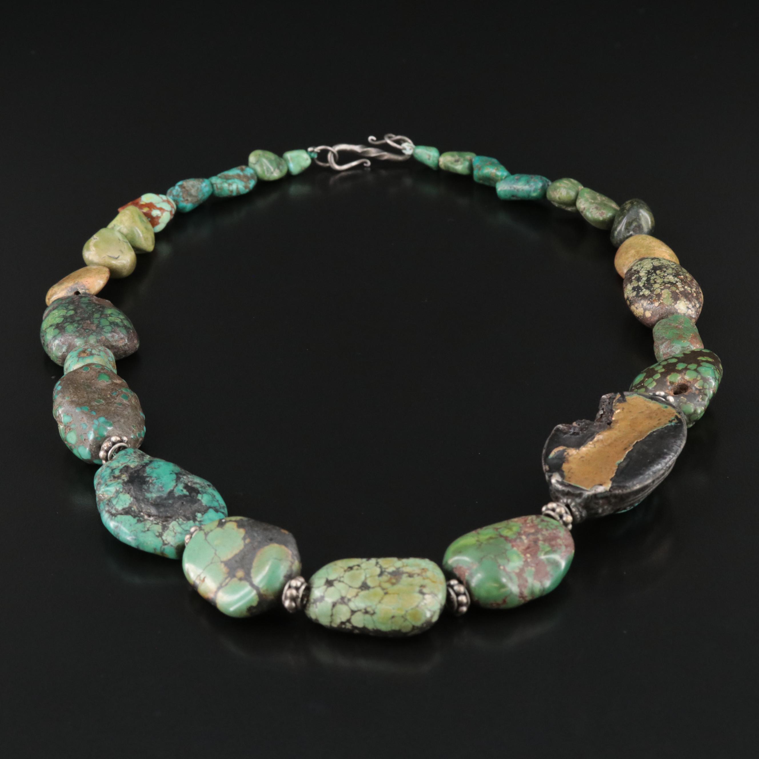 Sterling Turquoise Necklace