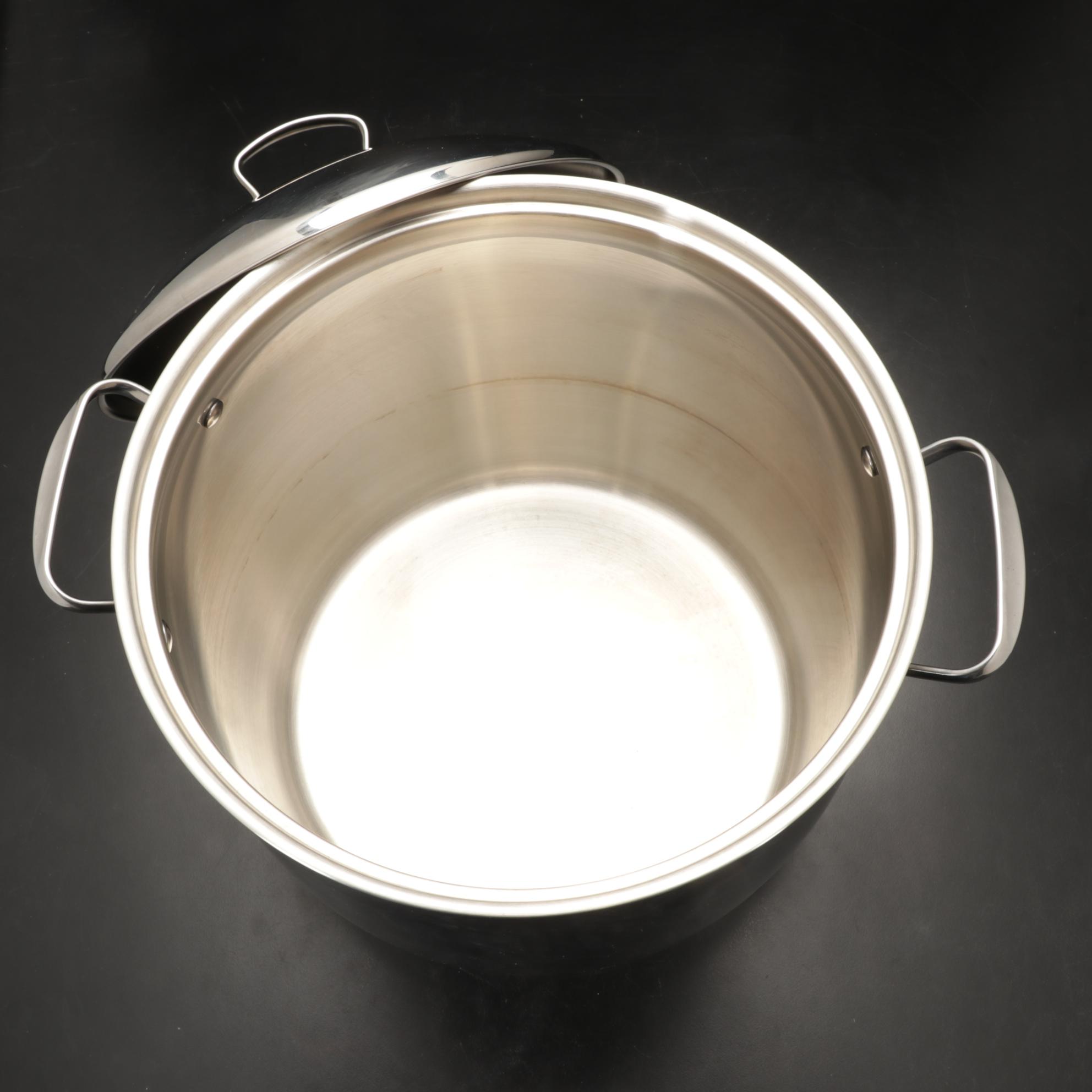 Cuisinart Saucepans and Belgique Copper Bottom Stockpot in Box