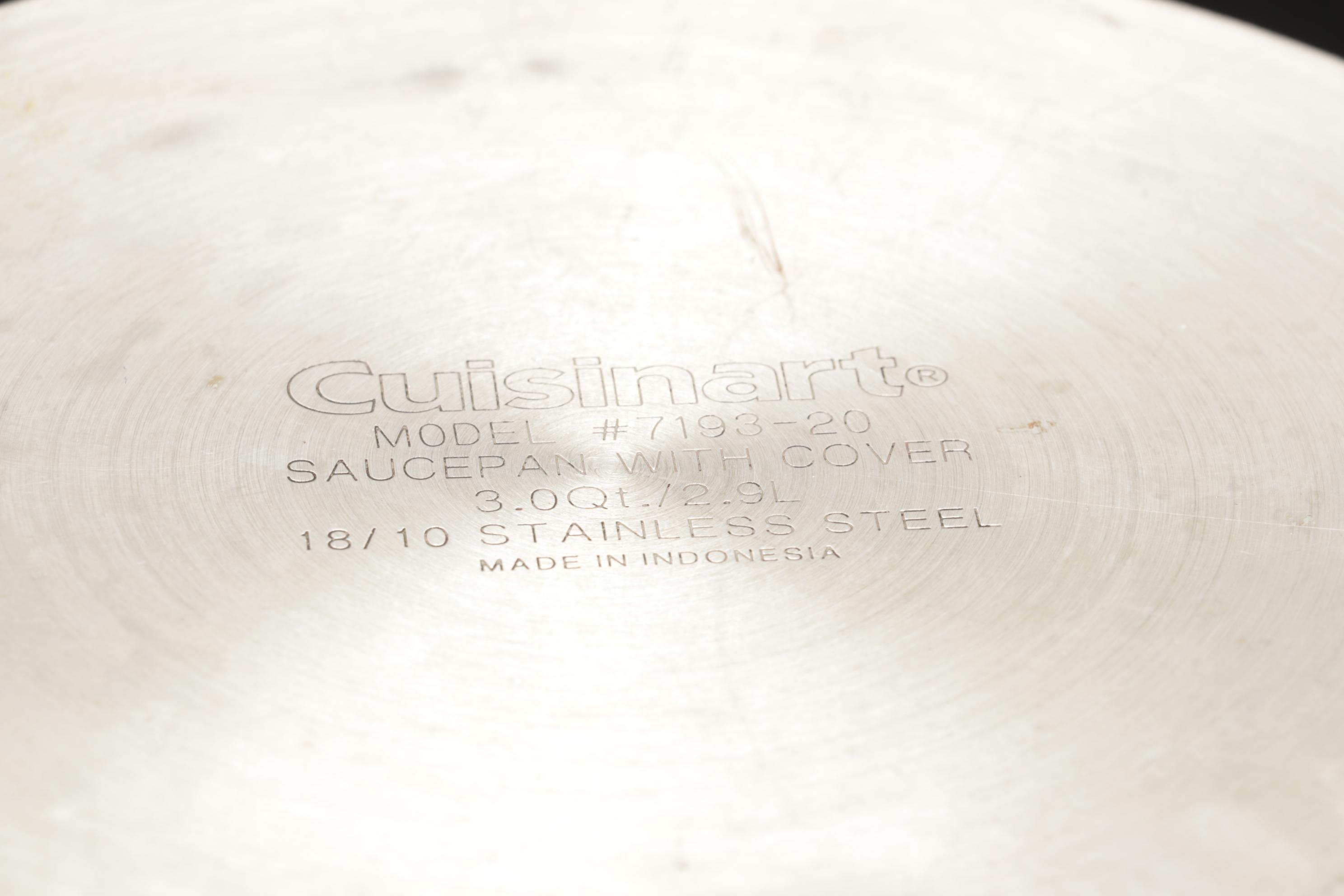 Cuisinart Saucepans and Belgique Copper Bottom Stockpot in Box